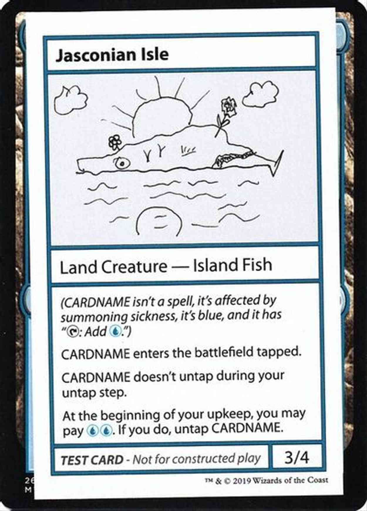 Jasconian Isle (No PW Symbol) magic card front