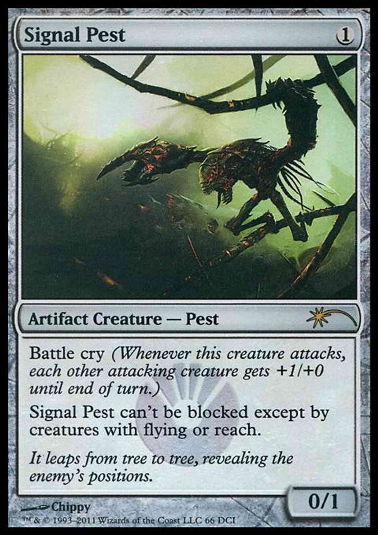 Signal Pest magic card front