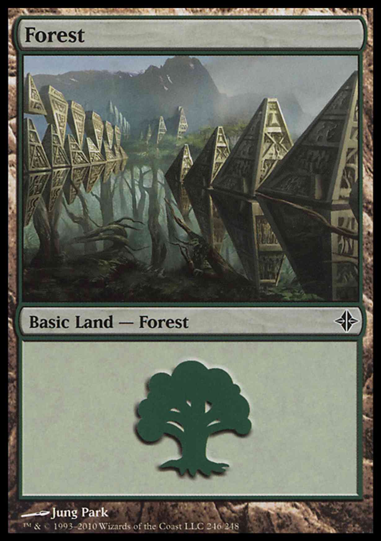 Forest (246) magic card front