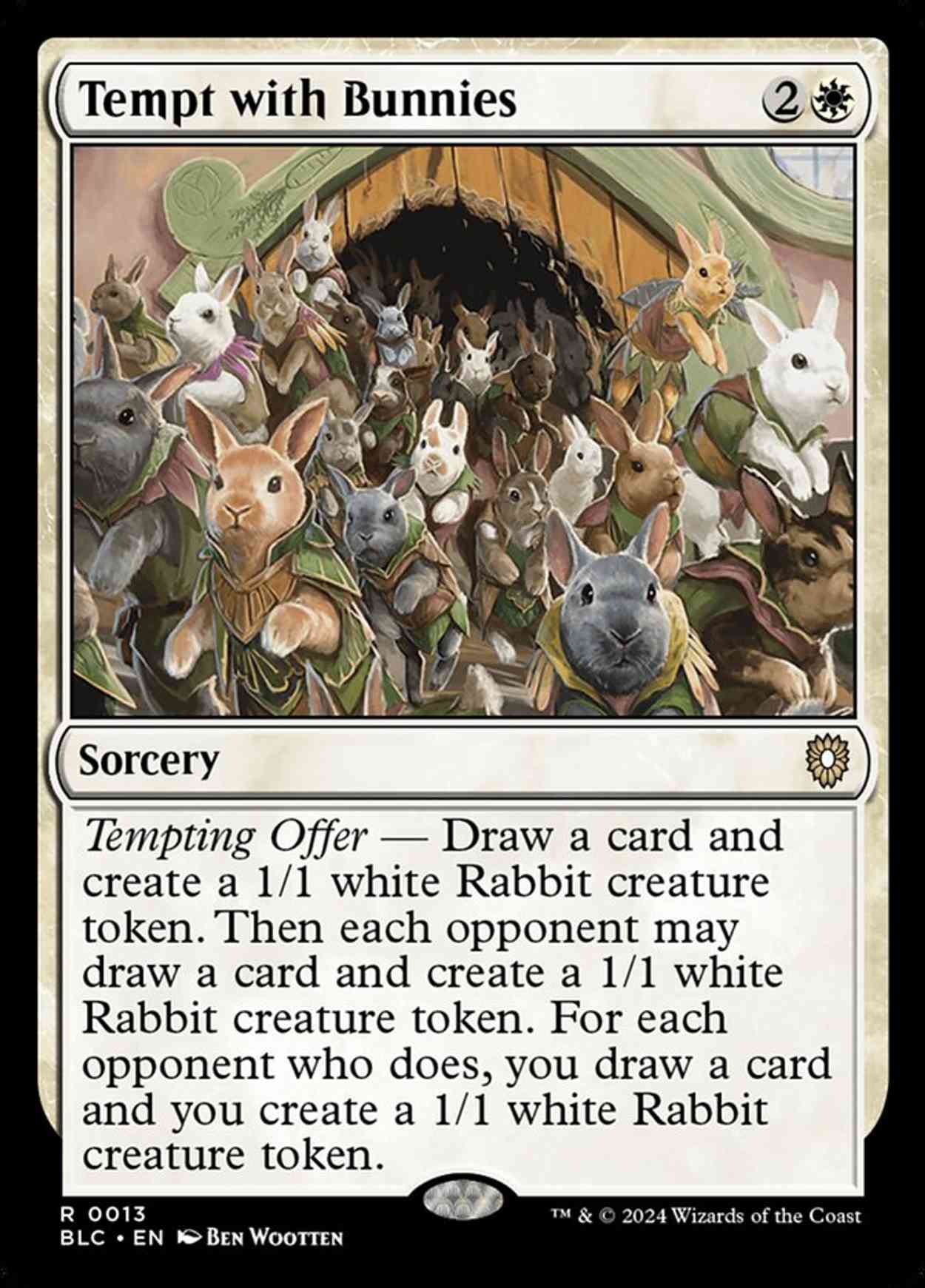 Tempt with Bunnies magic card front