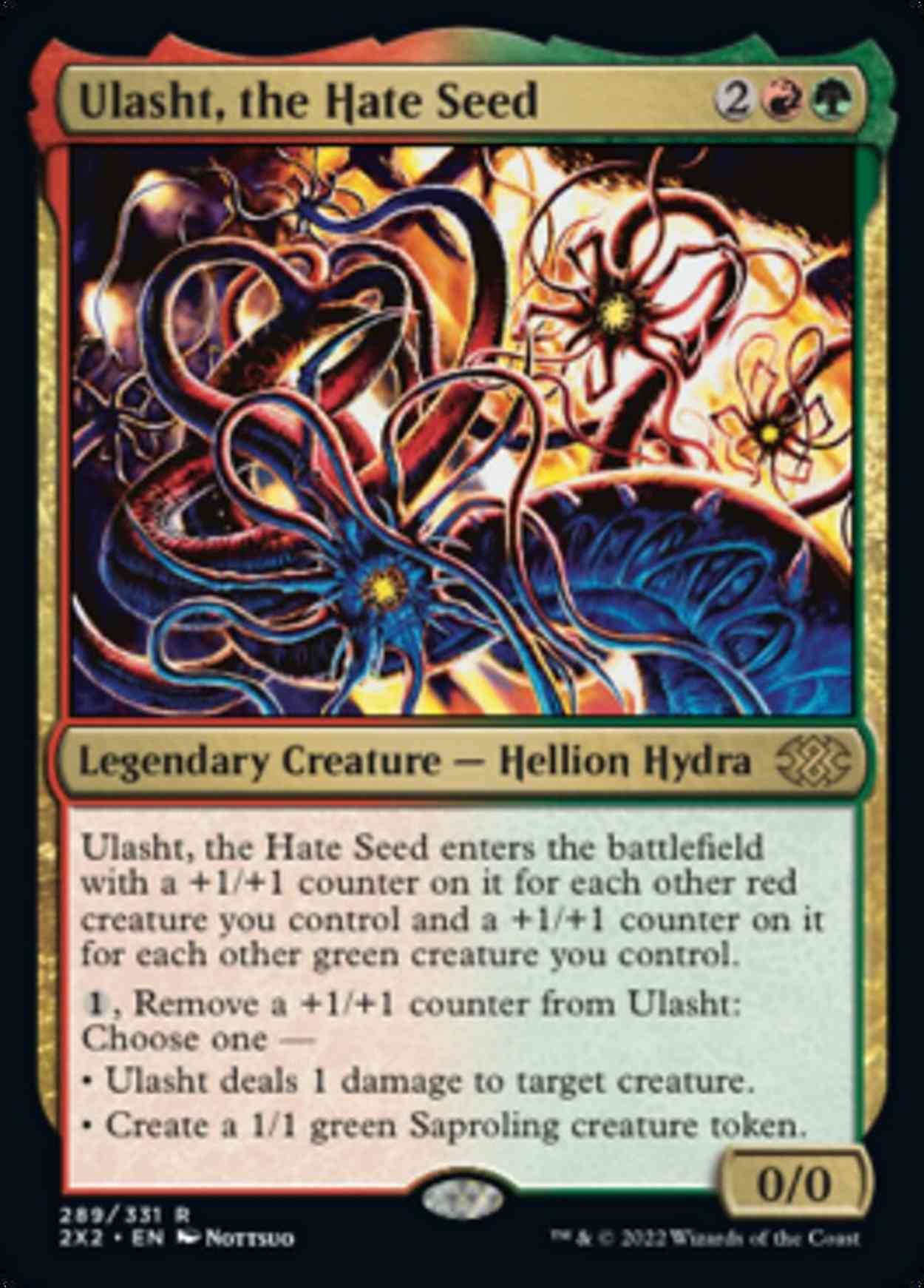 Ulasht, the Hate Seed magic card front