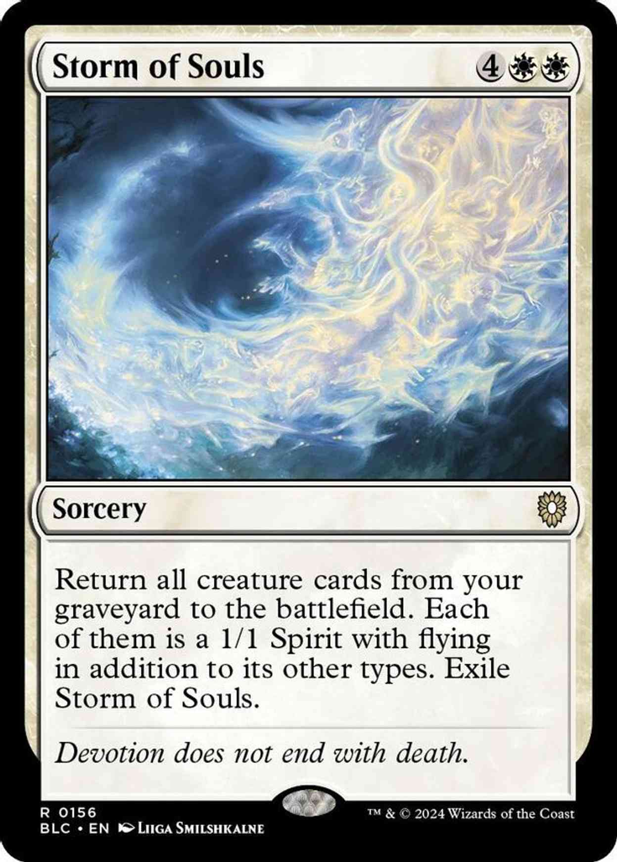 Storm of Souls magic card front