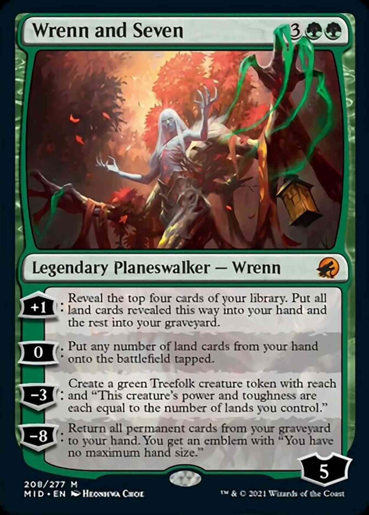 Wrenn and Seven magic card front