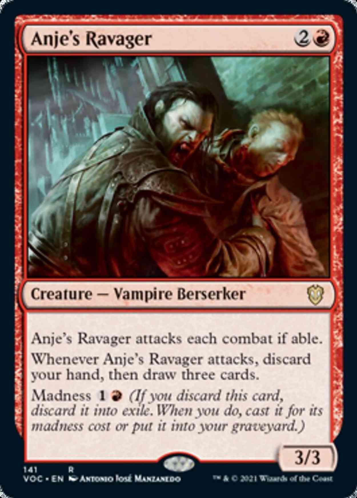 Anje's Ravager magic card front