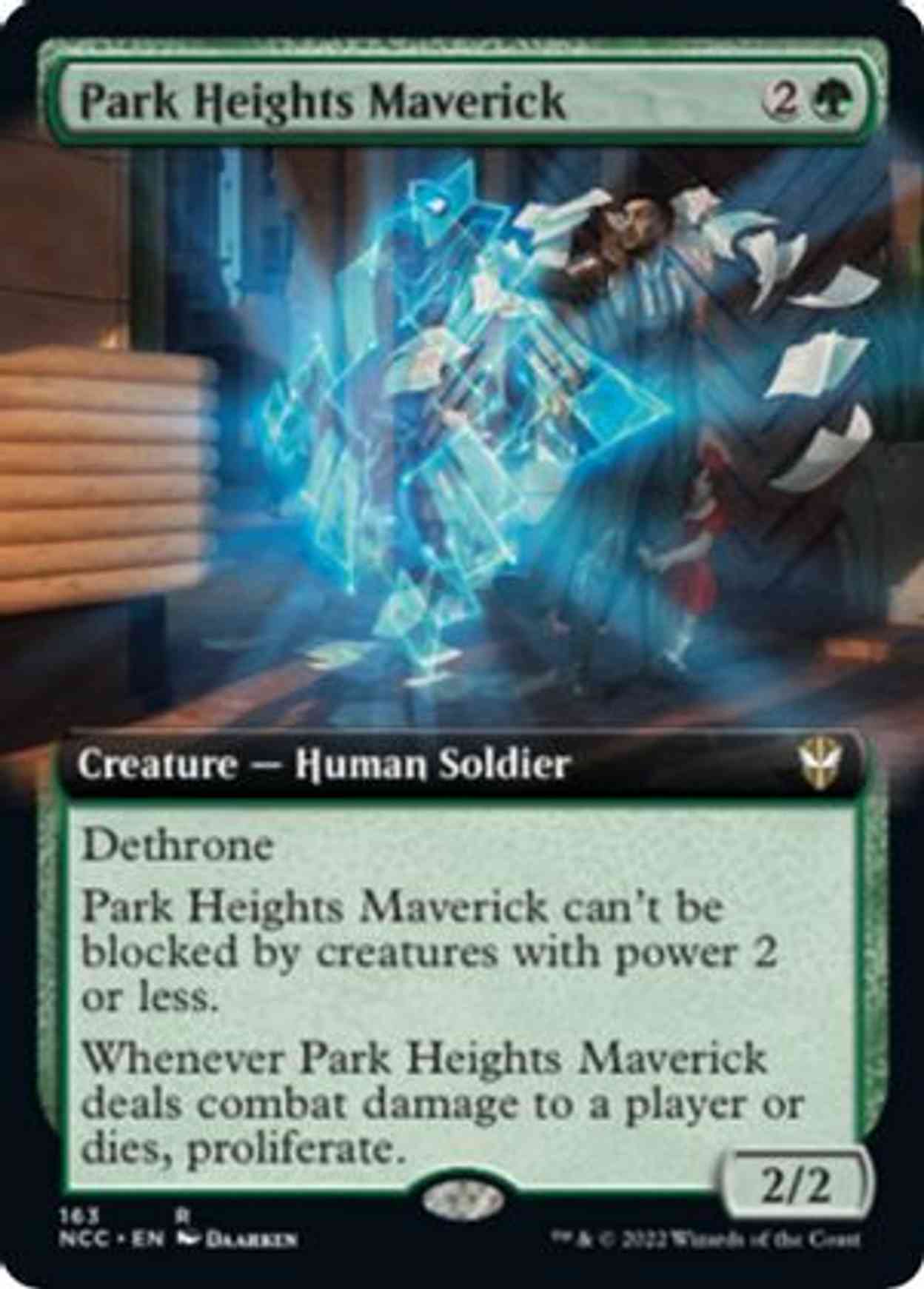 Park Heights Maverick (Extended Art) magic card front