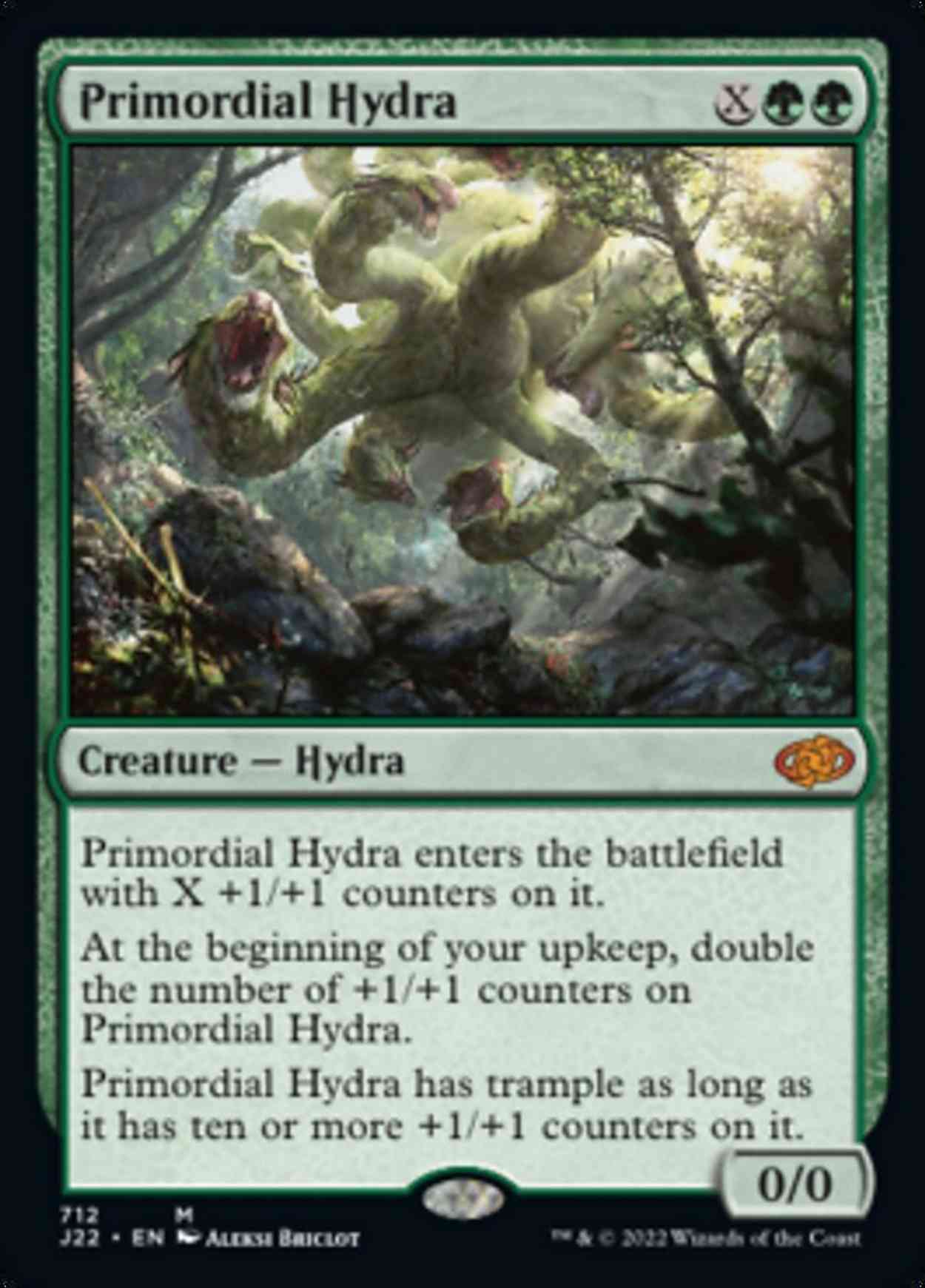 Primordial Hydra magic card front