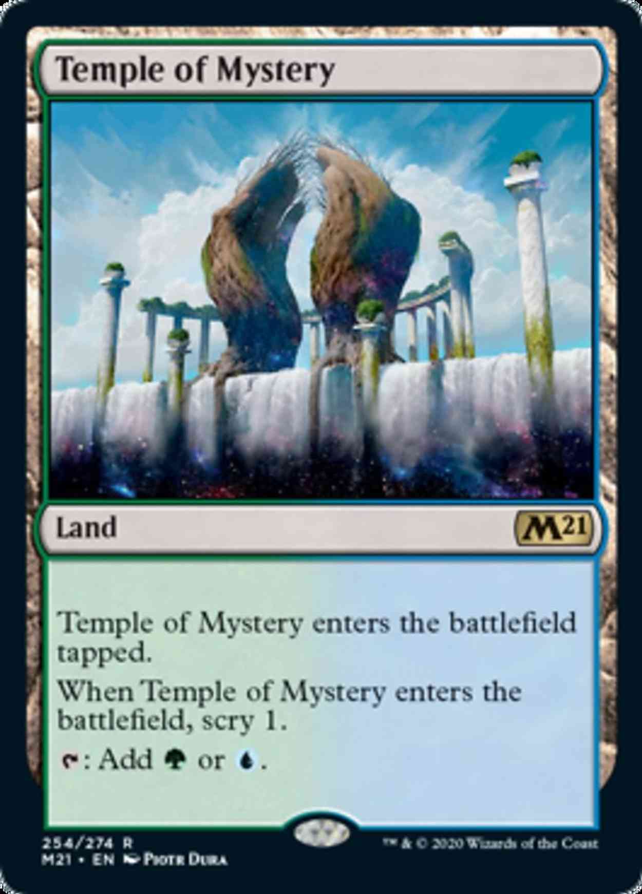Temple of Mystery magic card front