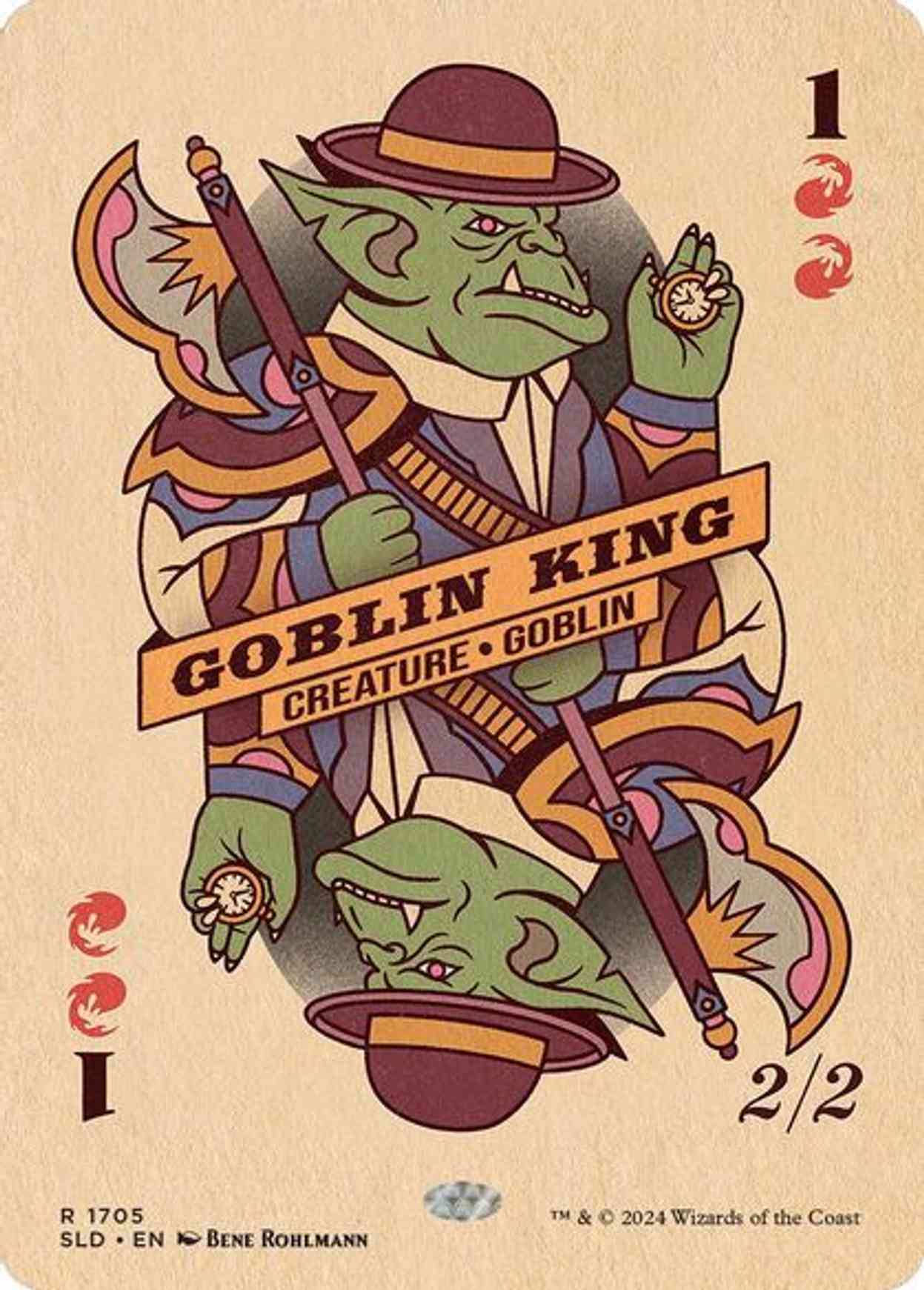 Goblin King (1705) magic card front