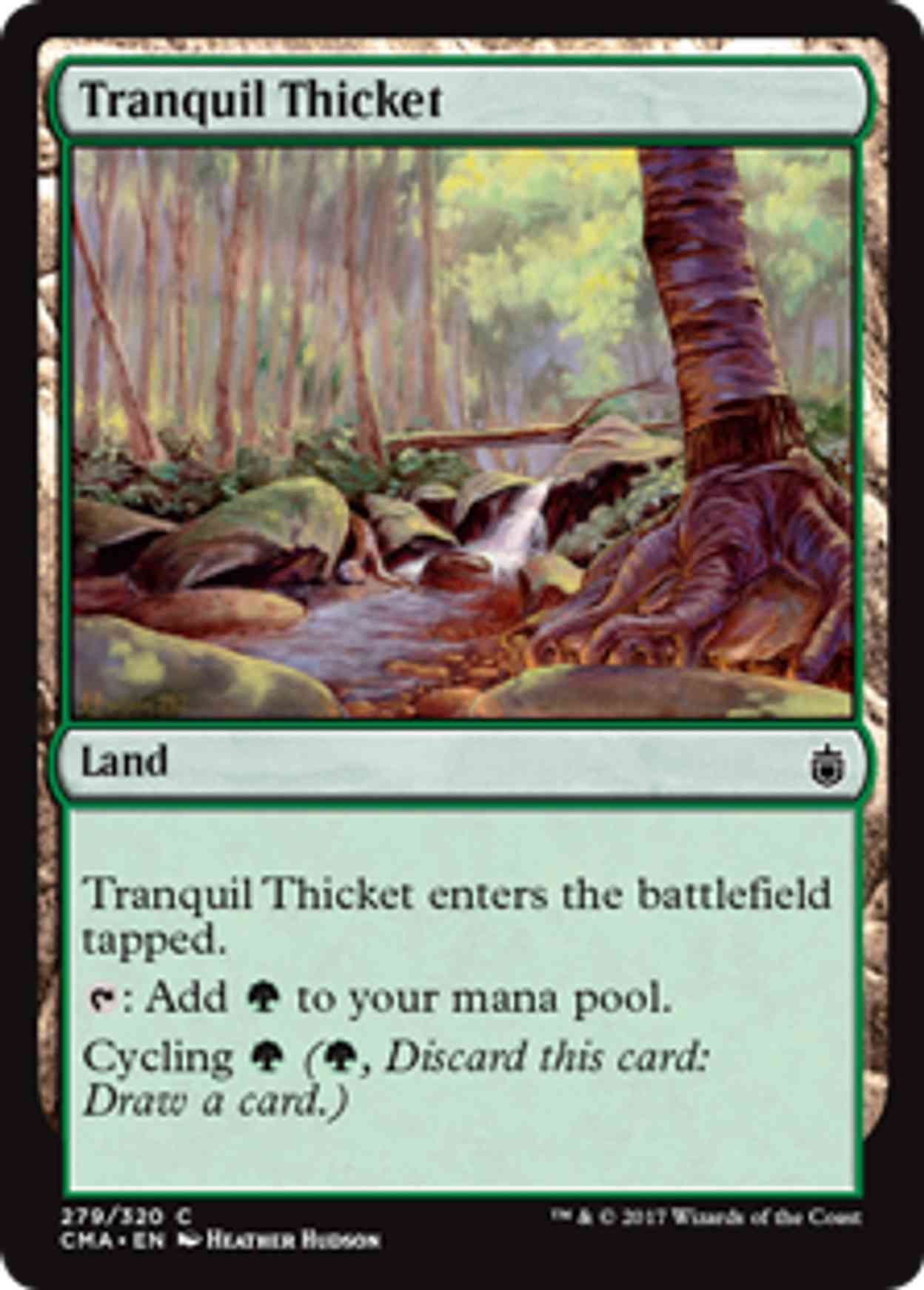 Tranquil Thicket magic card front