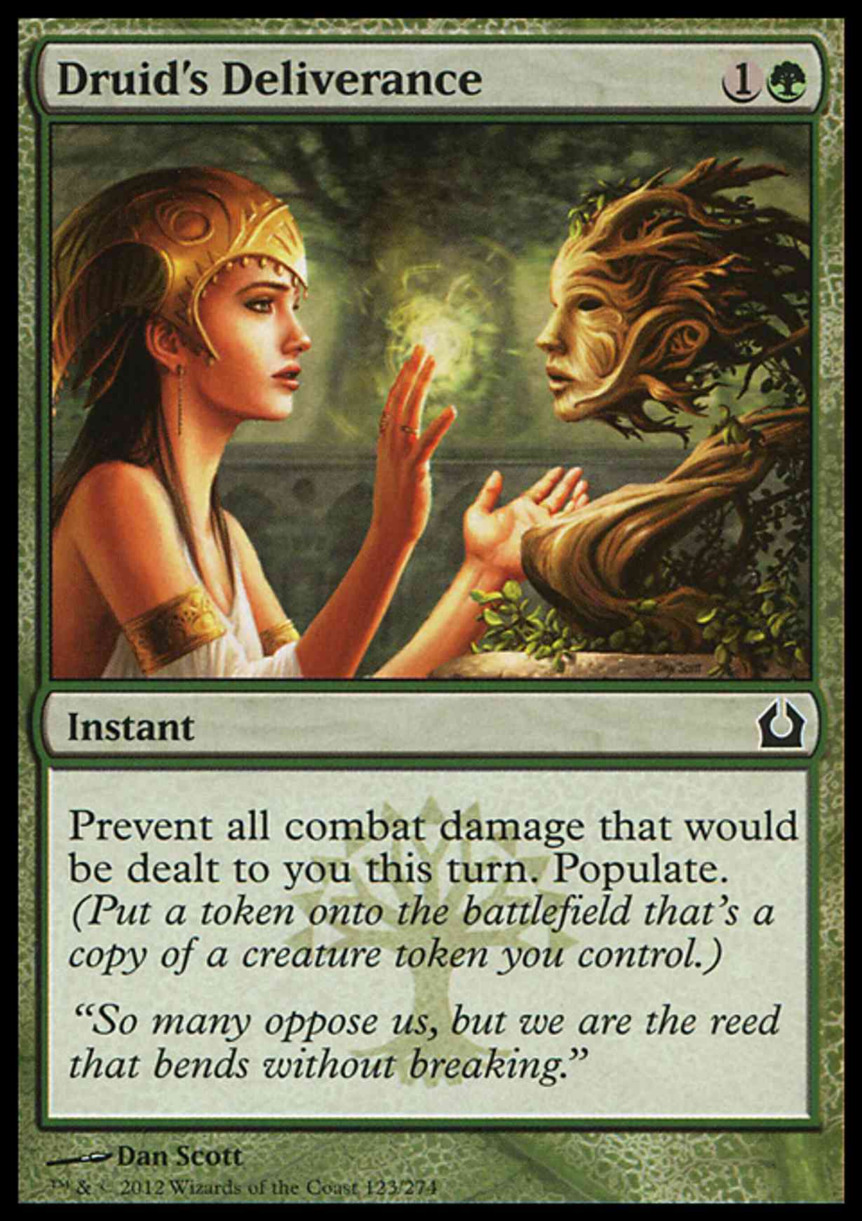 Druid's Deliverance magic card front