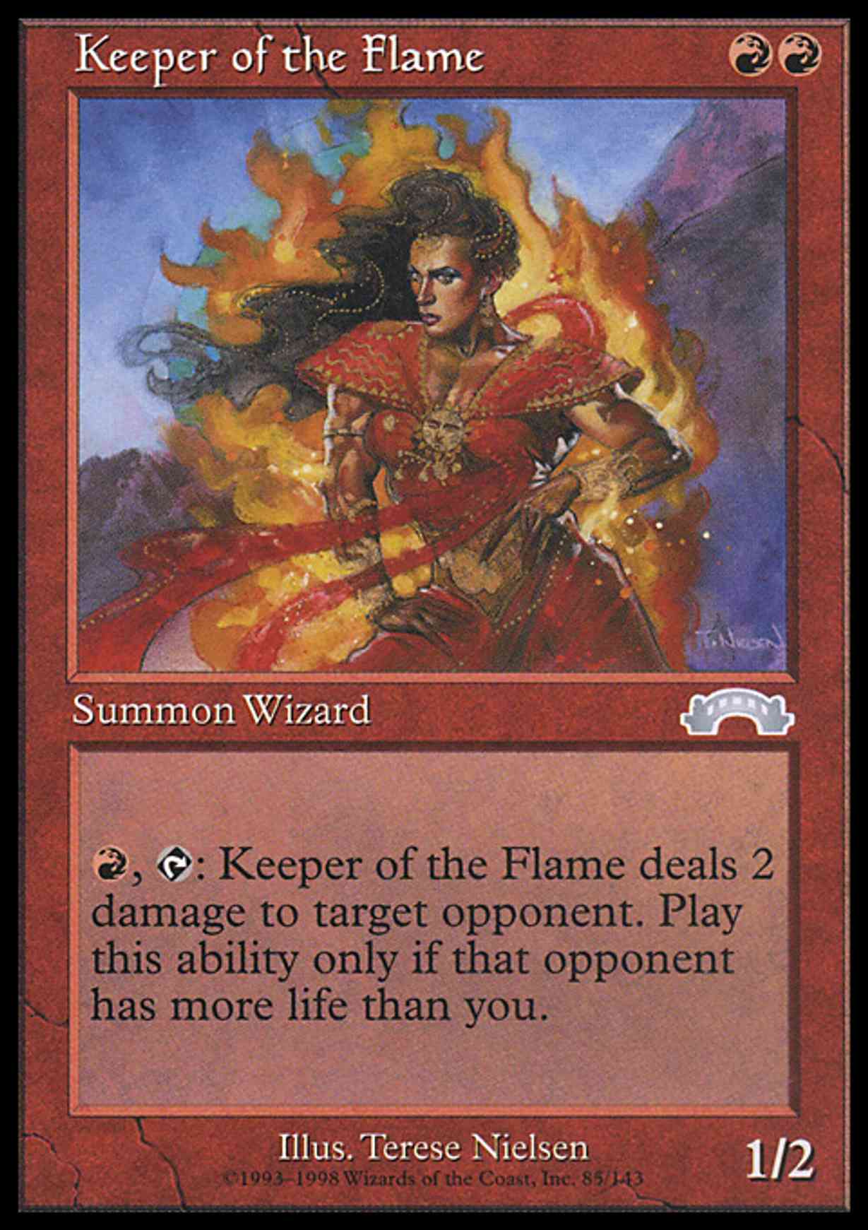 Keeper of the Flame magic card front