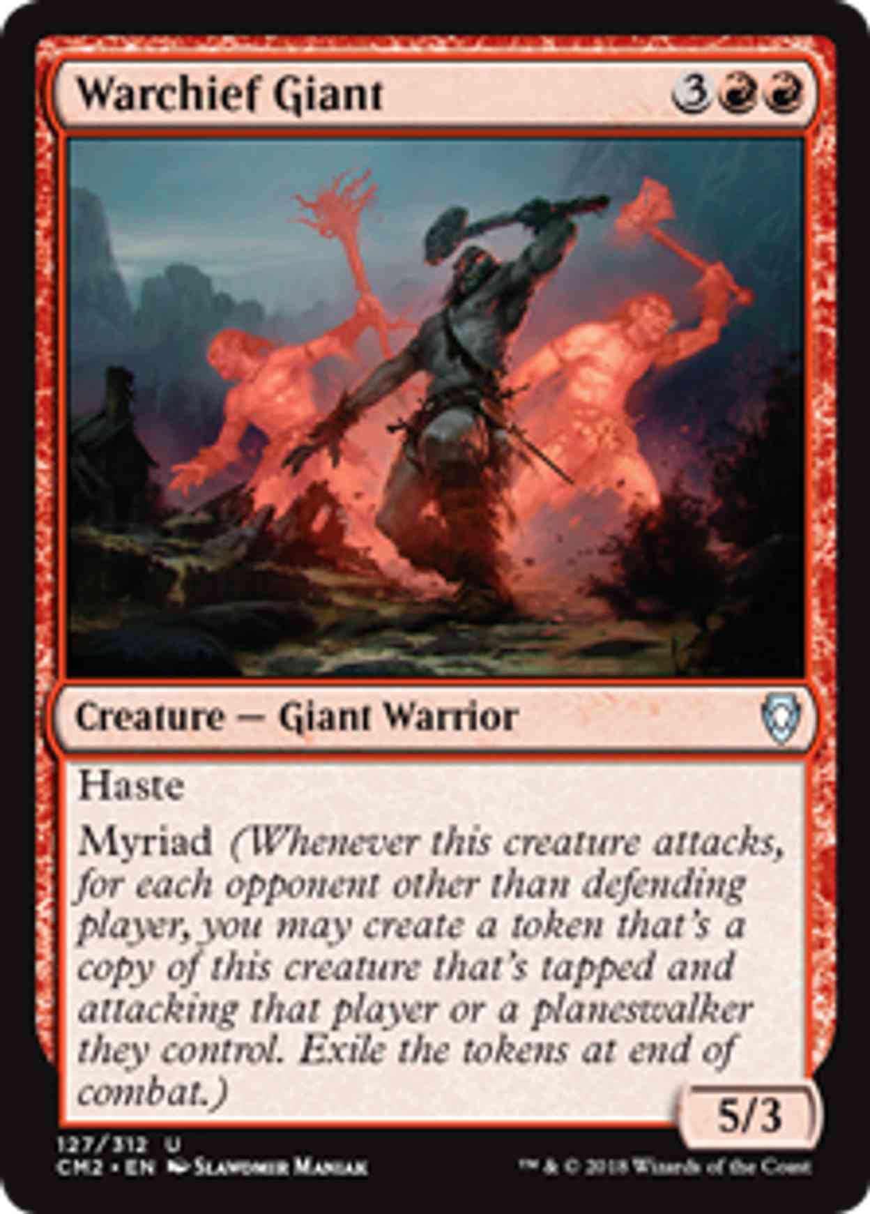 Warchief Giant magic card front