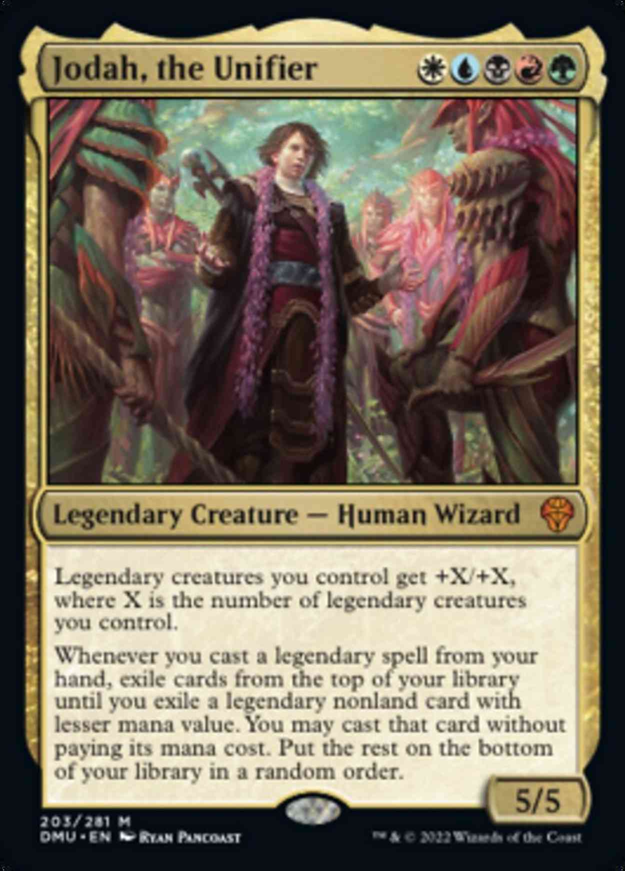 Jodah, the Unifier magic card front
