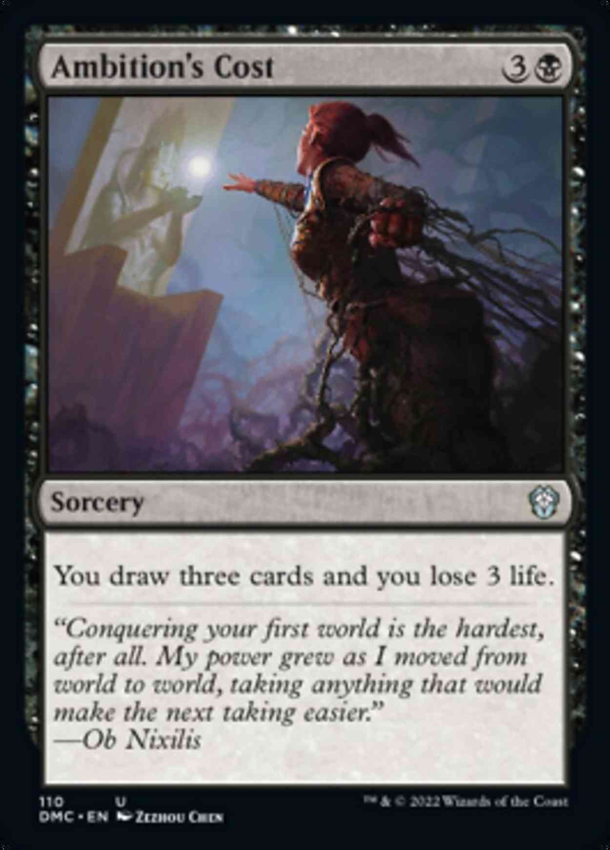 Ambition's Cost magic card front
