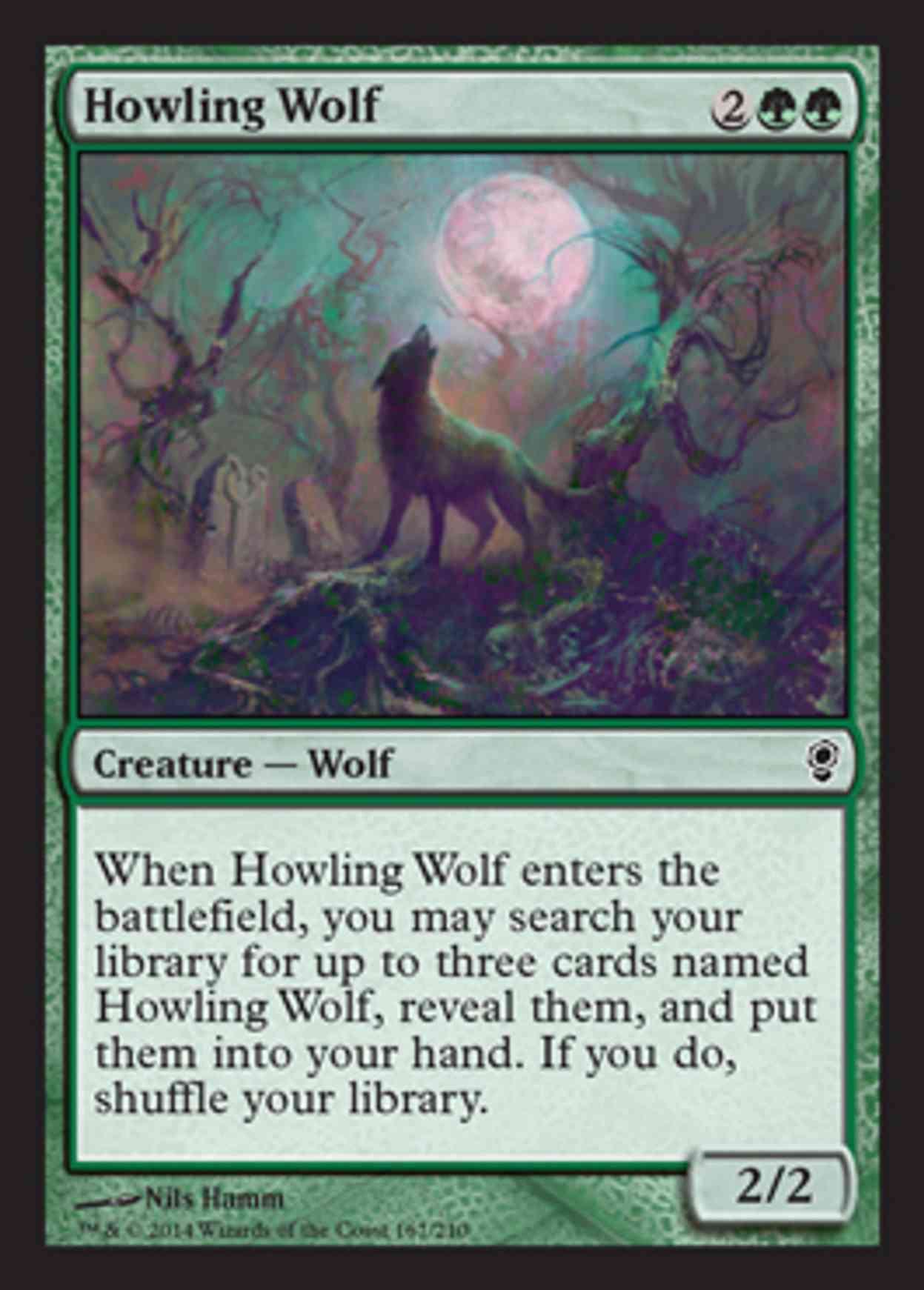 Howling Wolf magic card front