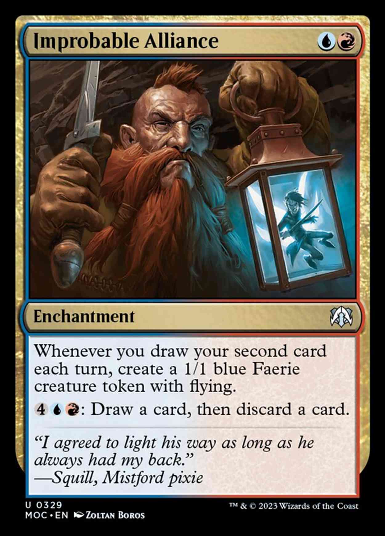 Improbable Alliance magic card front