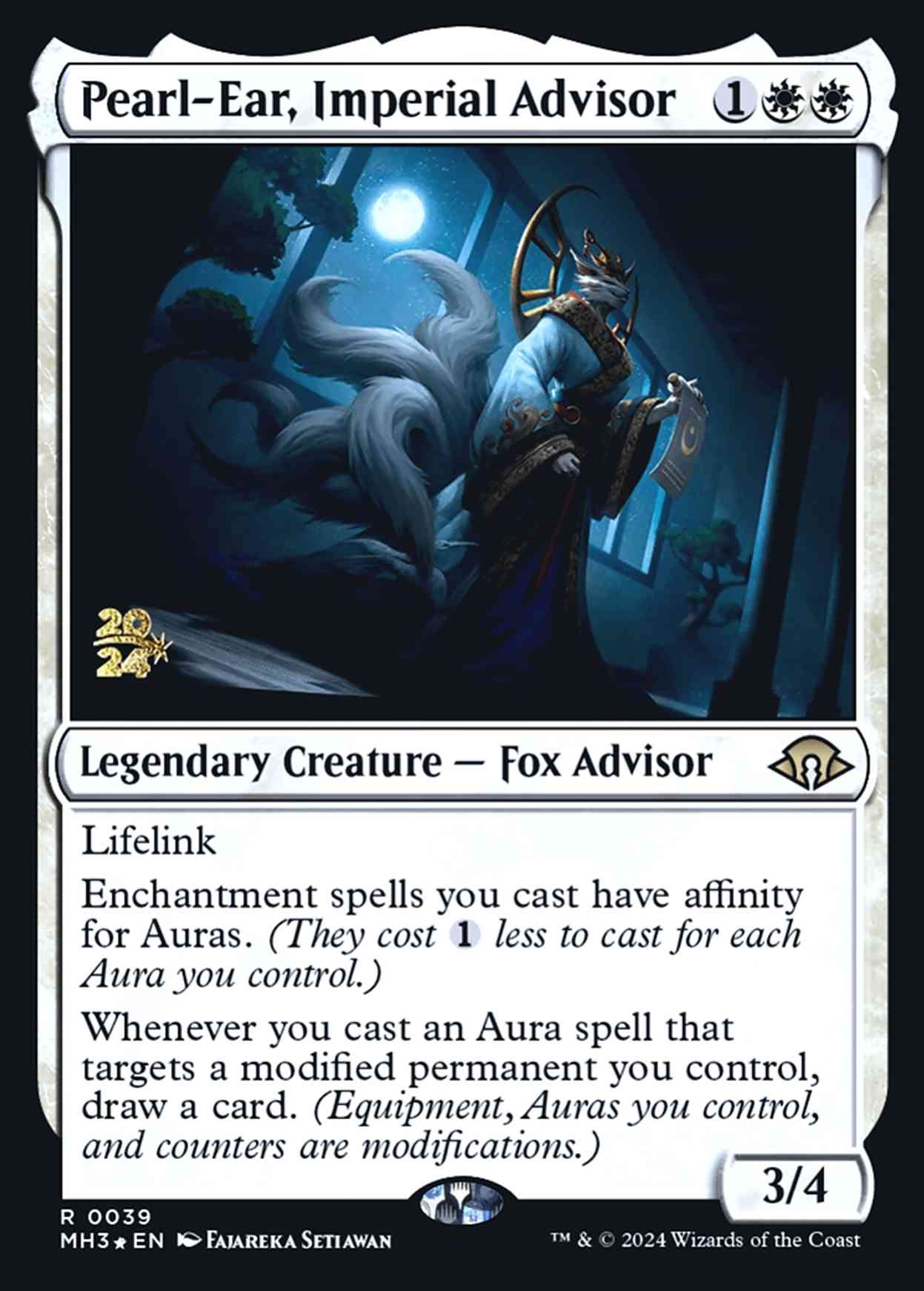 Pearl-Ear, Imperial Advisor magic card front