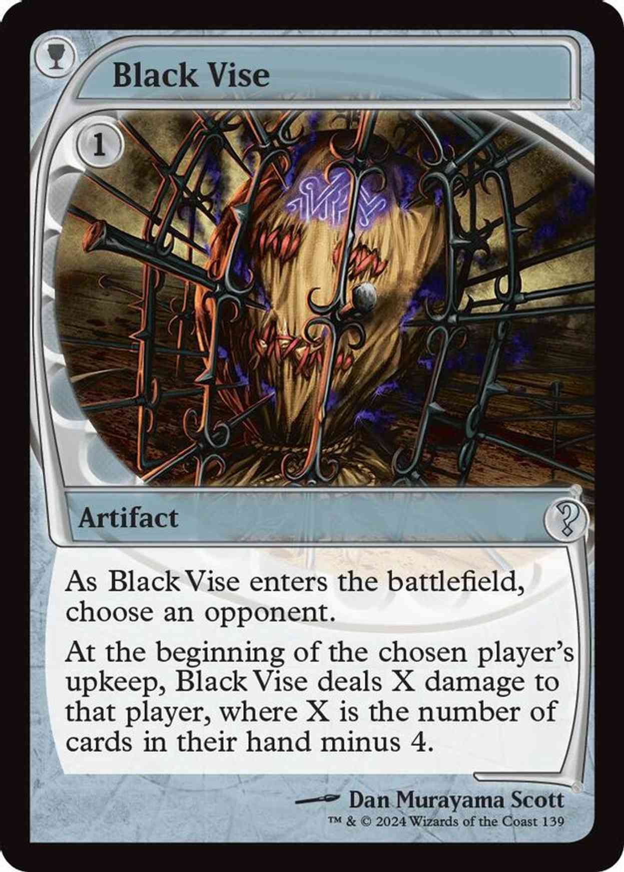 Black Vise (Future Sight) magic card front