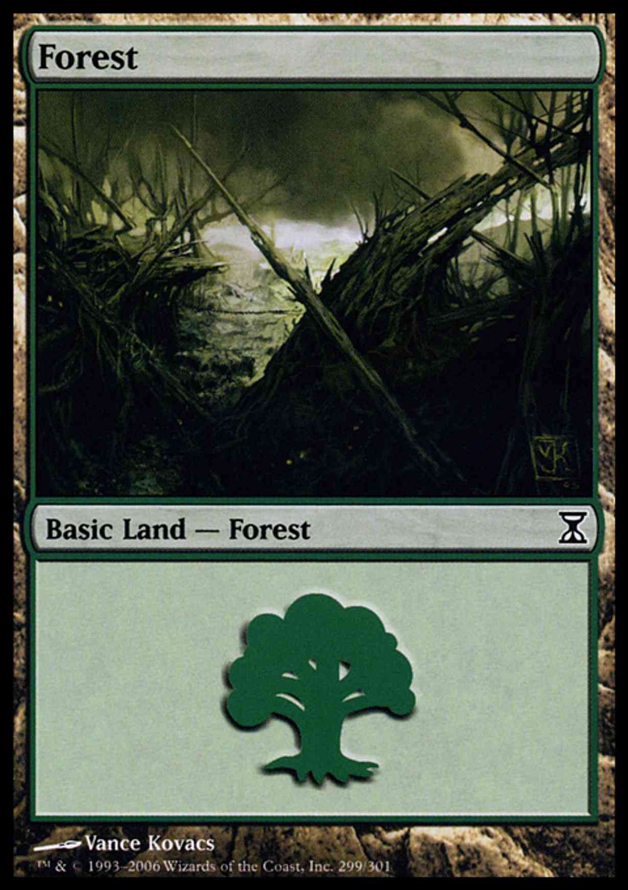 Forest (299) magic card front