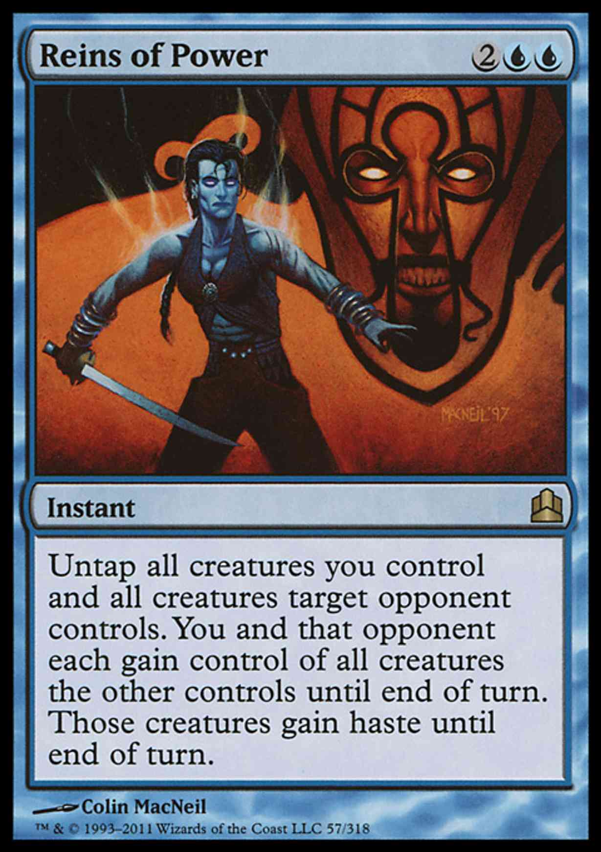 Reins of Power magic card front