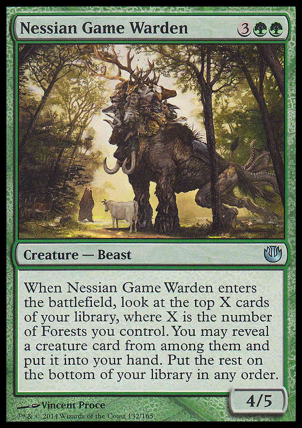 Nessian Game Warden magic card front