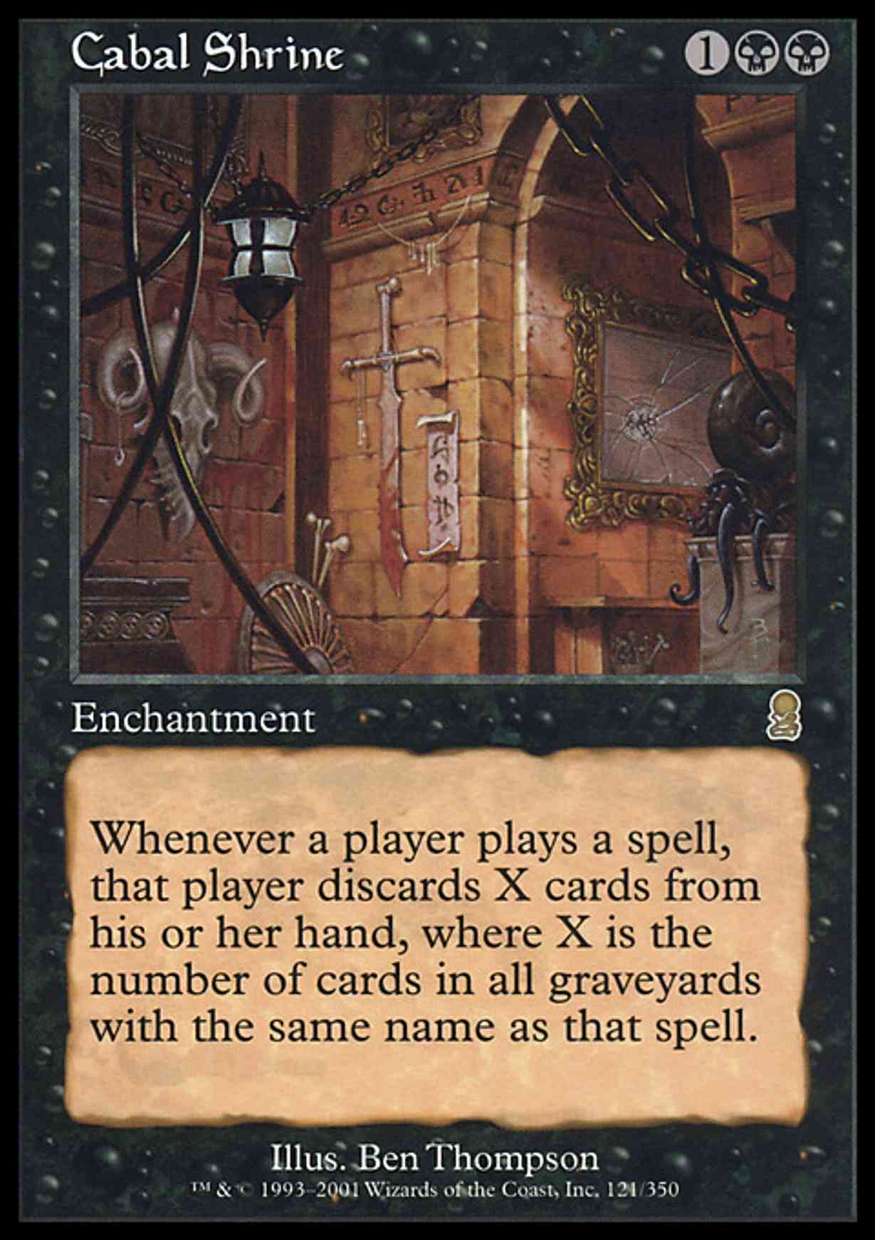 Cabal Shrine magic card front