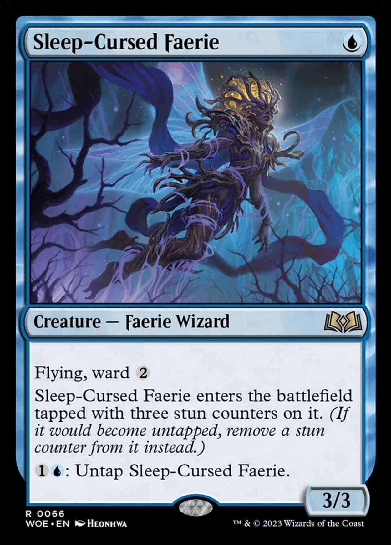 Sleep-Cursed Faerie magic card front