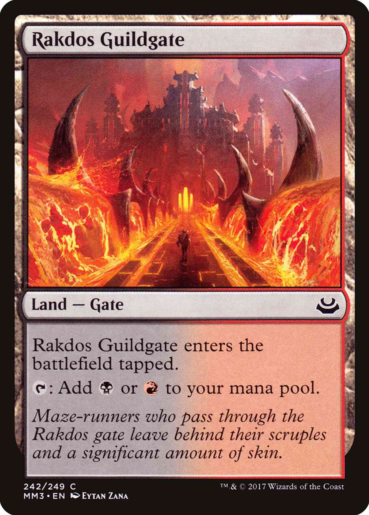 Rakdos Guildgate magic card front