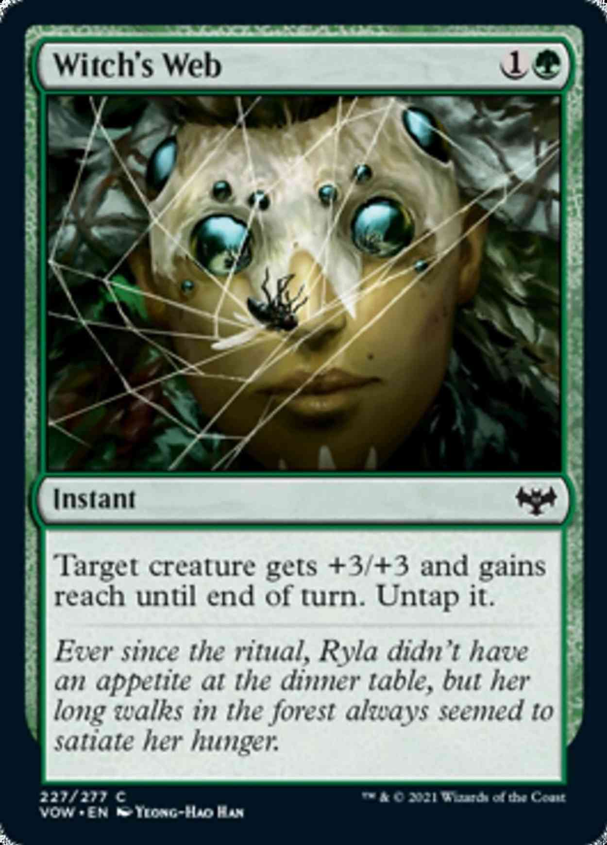 Witch's Web magic card front