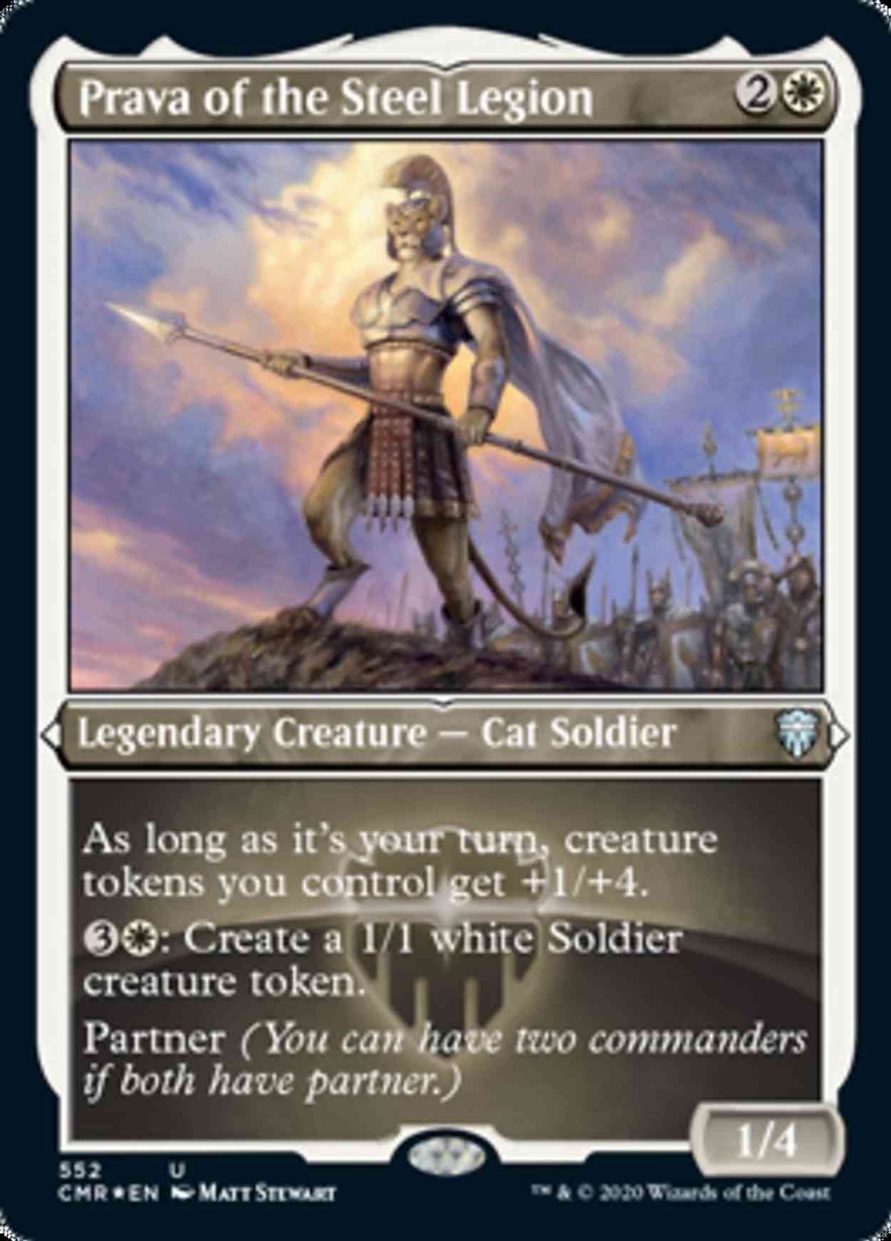 Prava of the Steel Legion (Foil Etched) magic card front