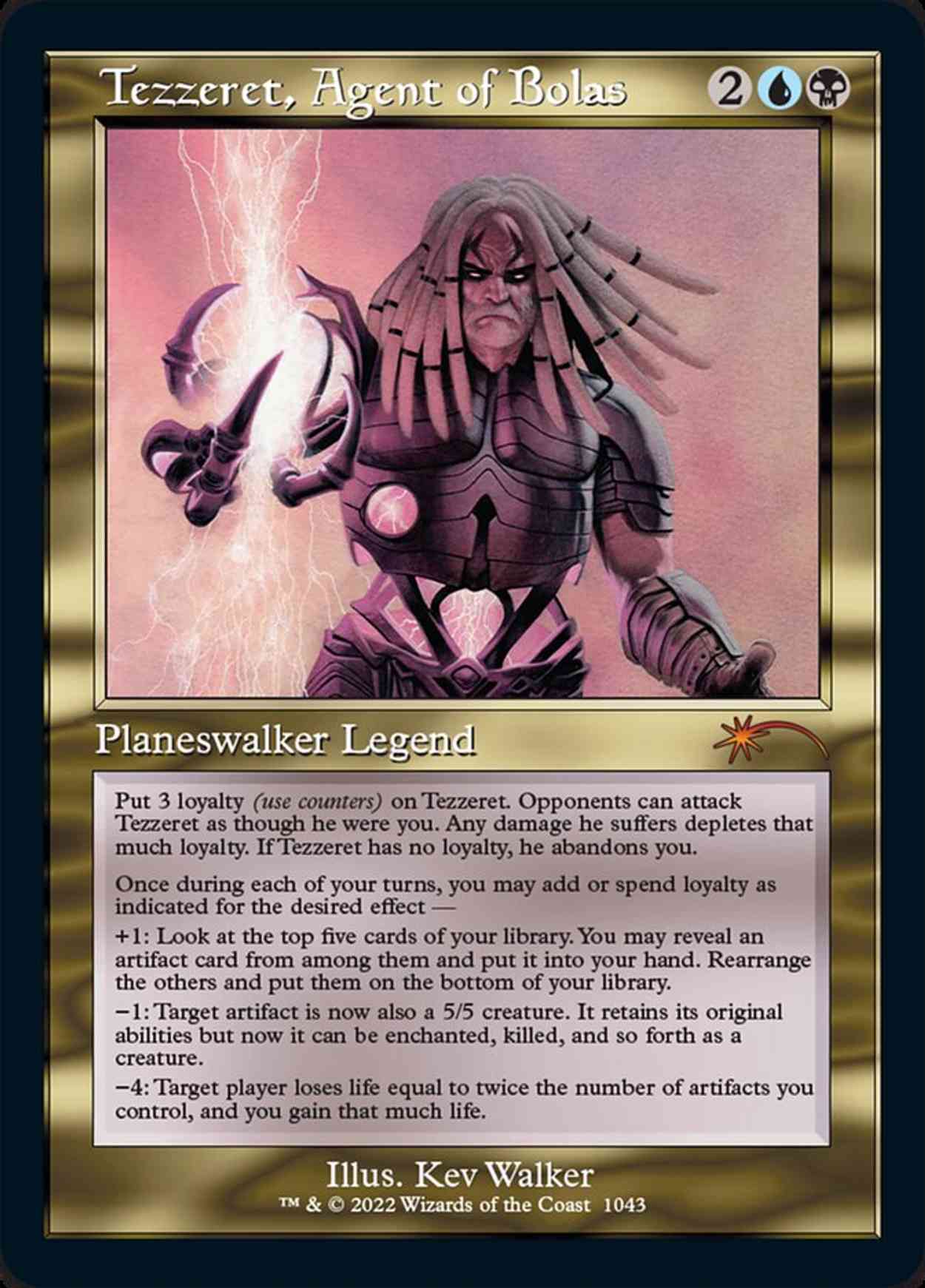 Tezzeret, Agent of Bolas (Retro Frame) magic card front