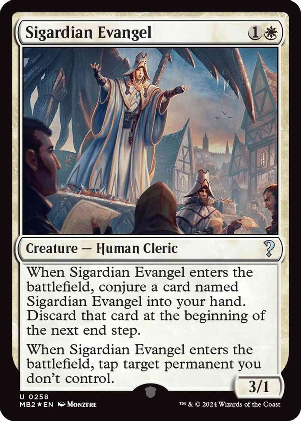 Sigardian Evangel magic card front