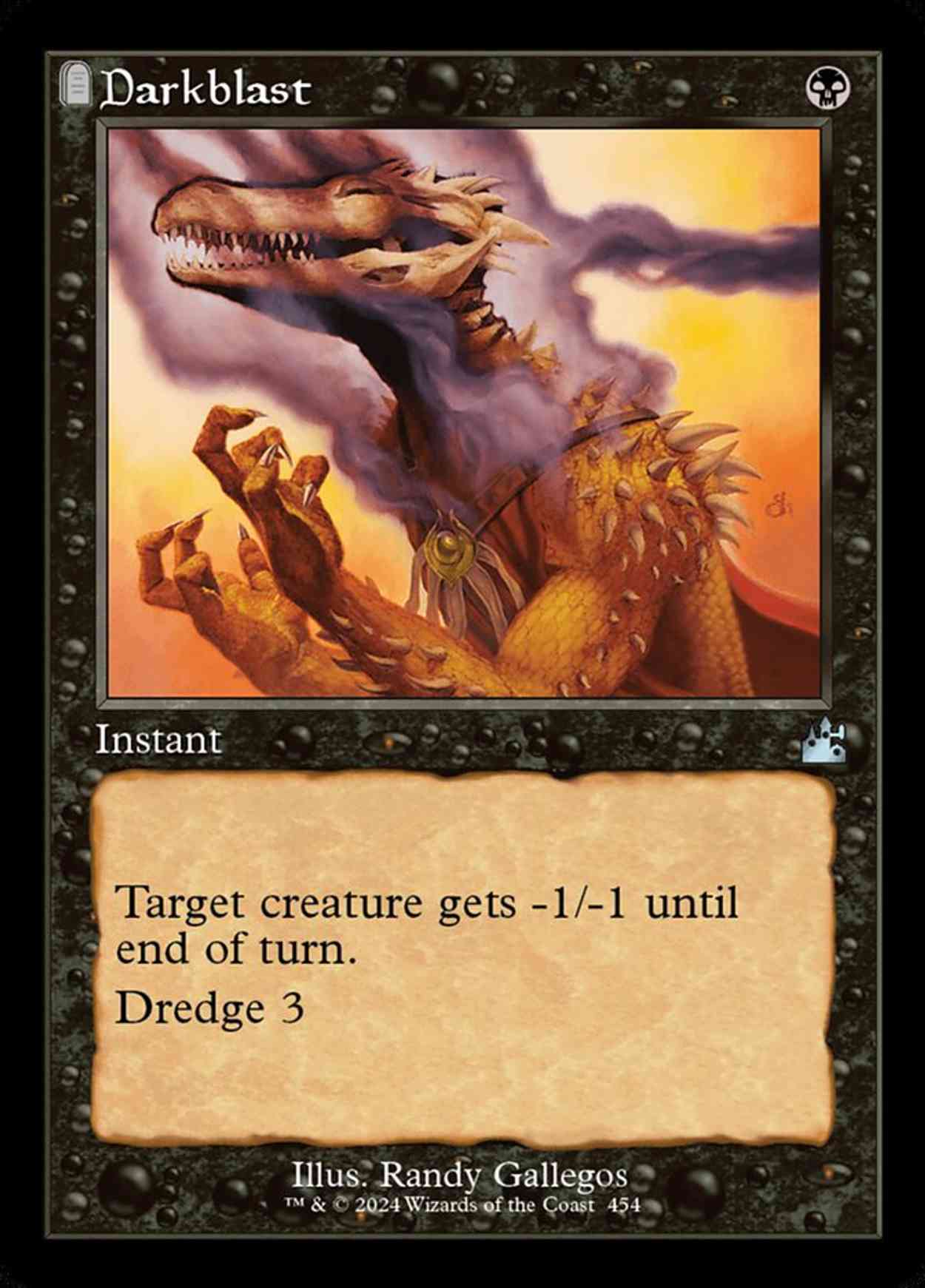 Darkblast (Retro Frame) magic card front