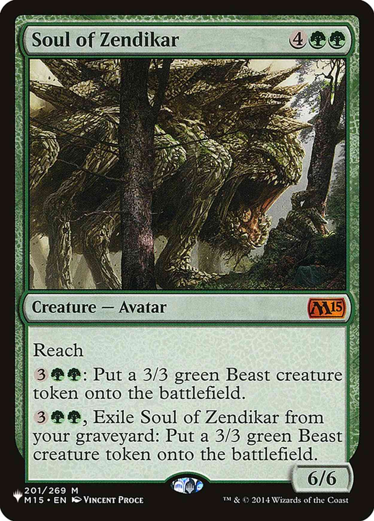 Soul of Zendikar magic card front