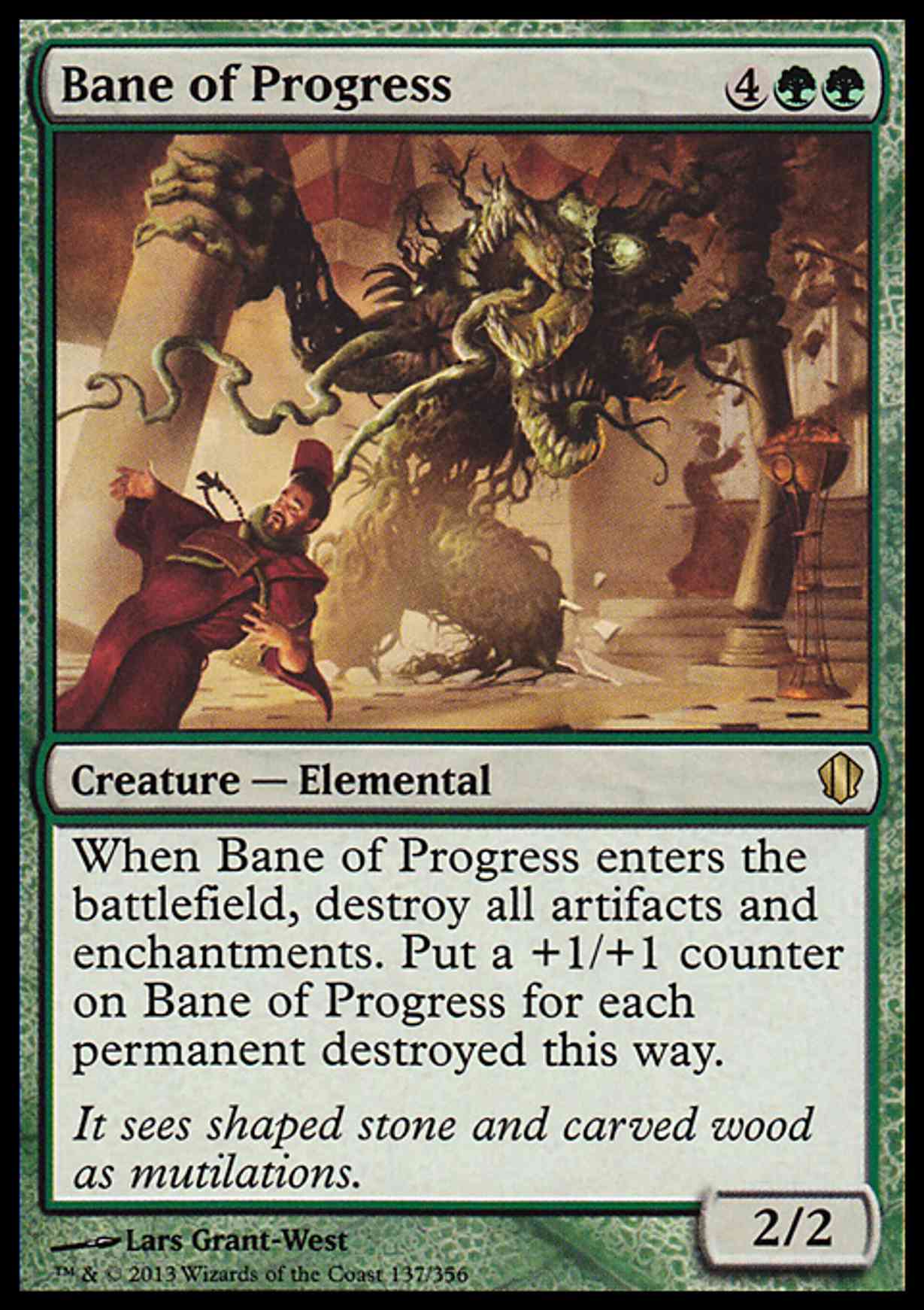 Bane of Progress magic card front