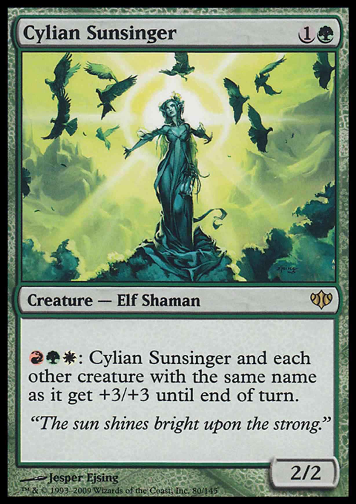 Cylian Sunsinger magic card front