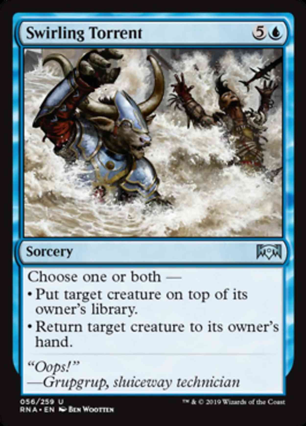 Swirling Torrent magic card front