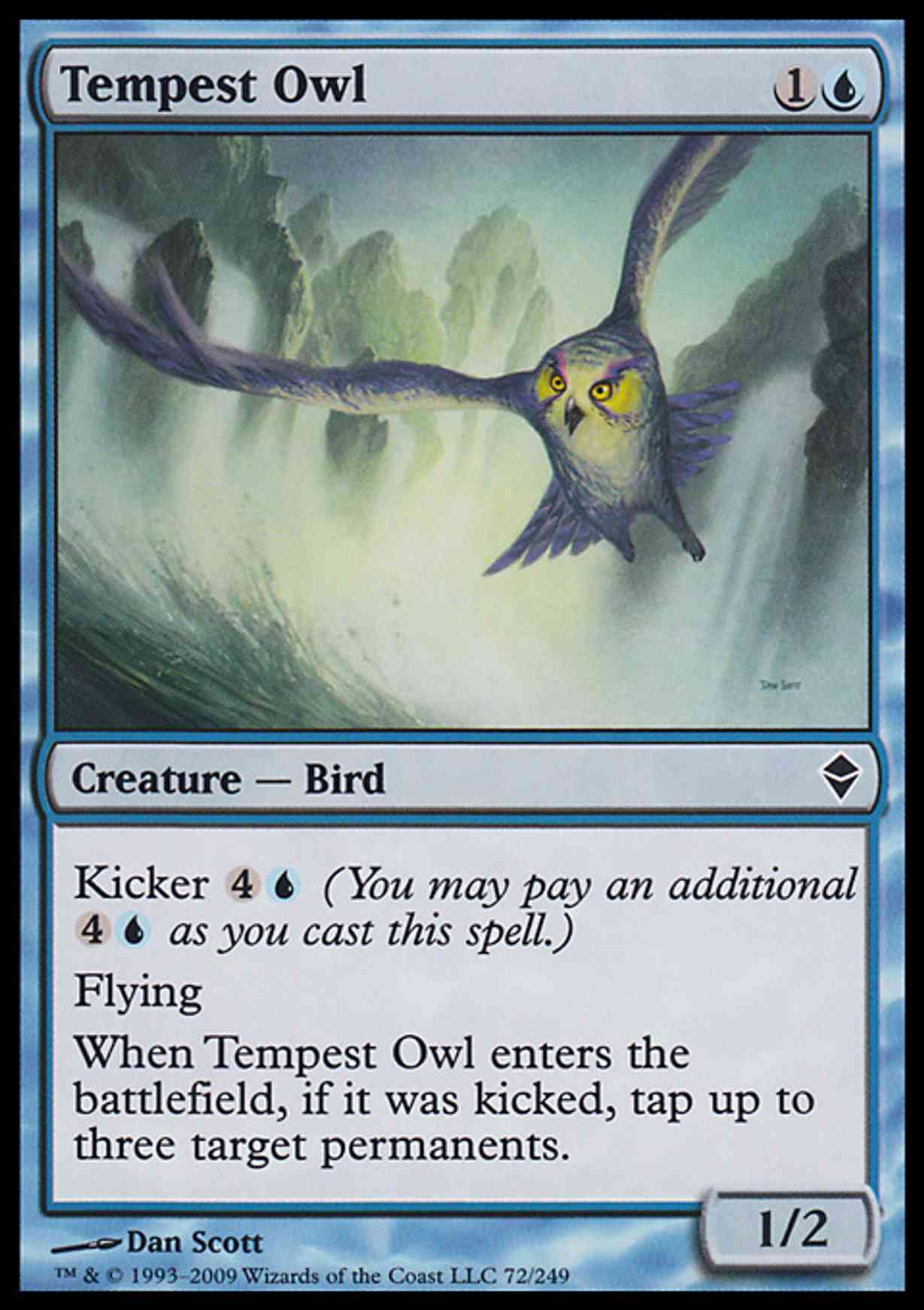 Tempest Owl magic card front