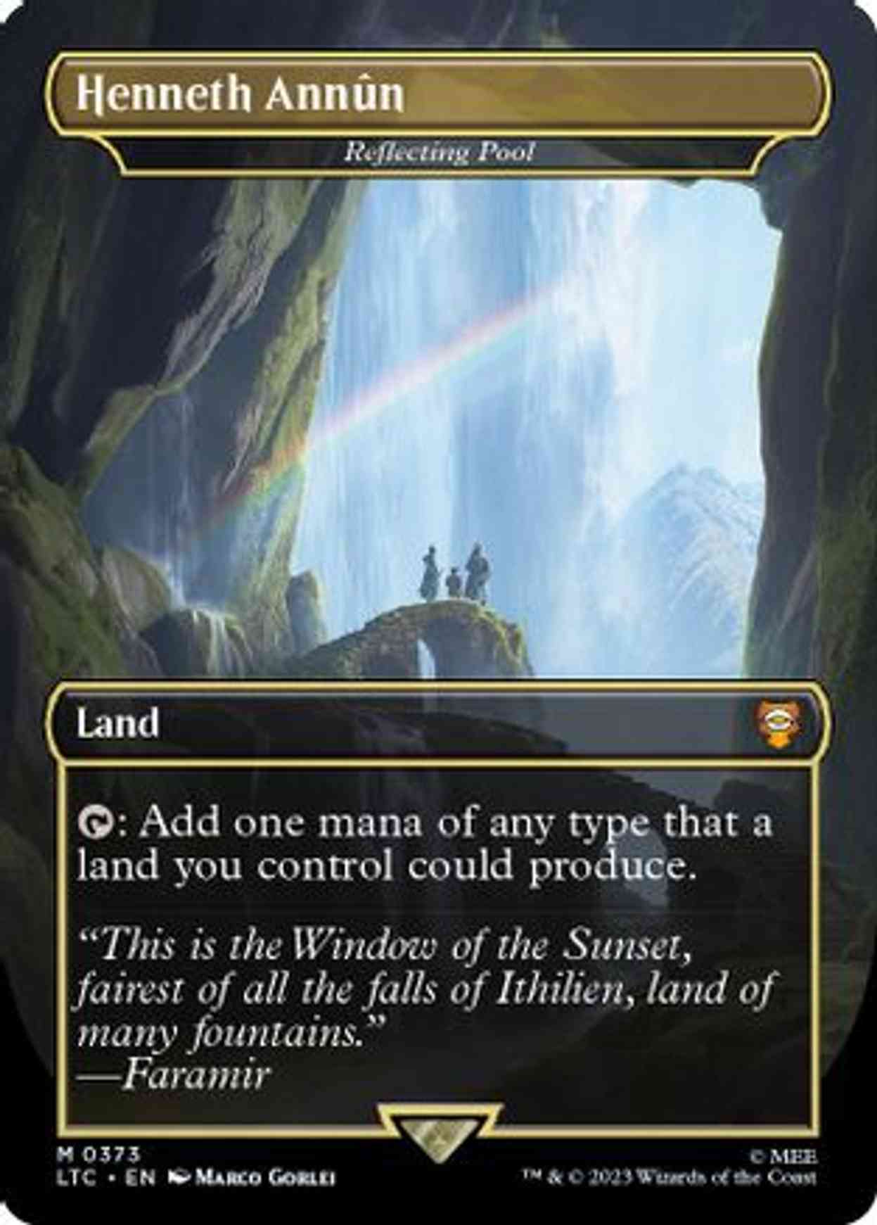 Henneth Annun - Reflecting Pool magic card front