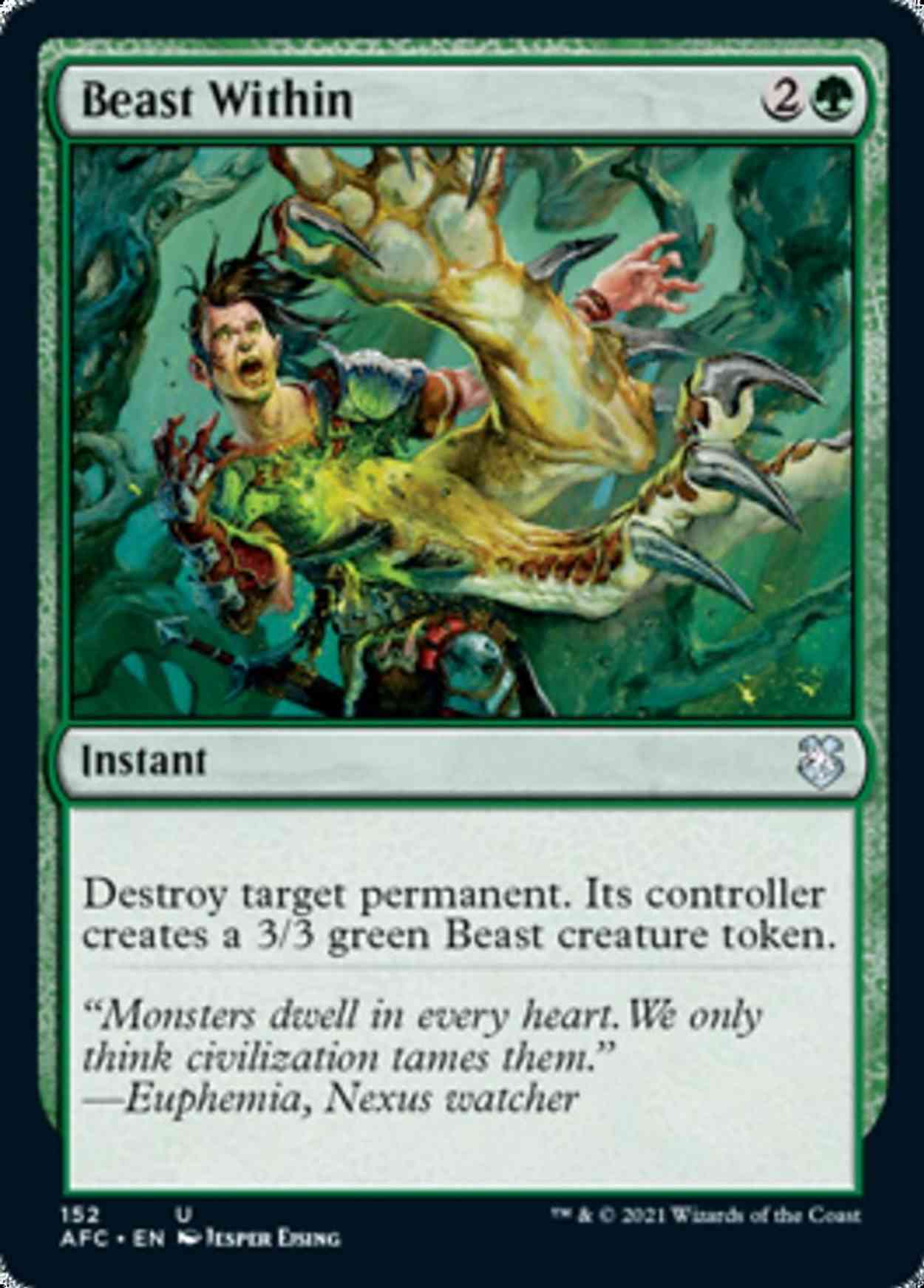 Beast Within magic card front