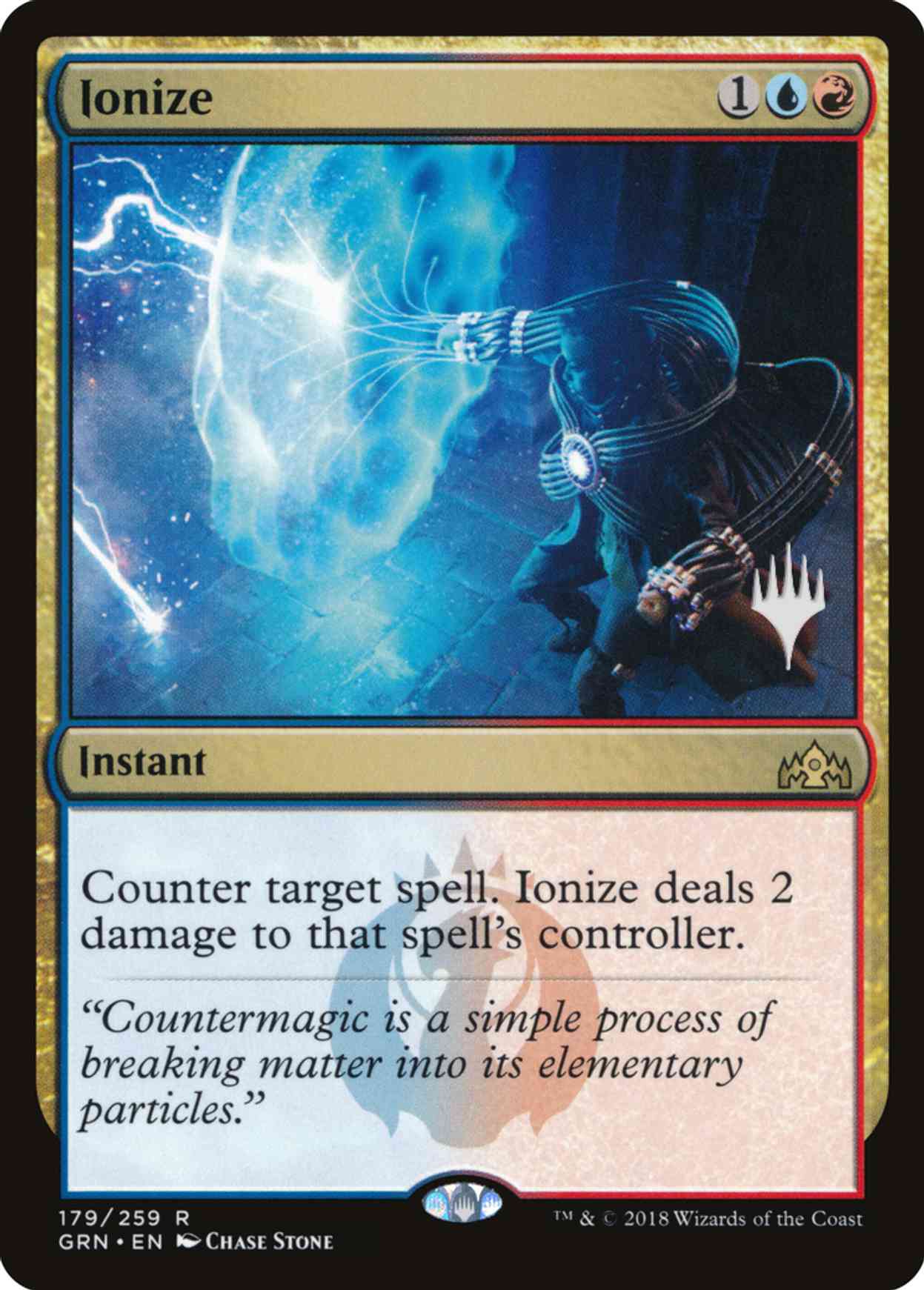 Ionize magic card front