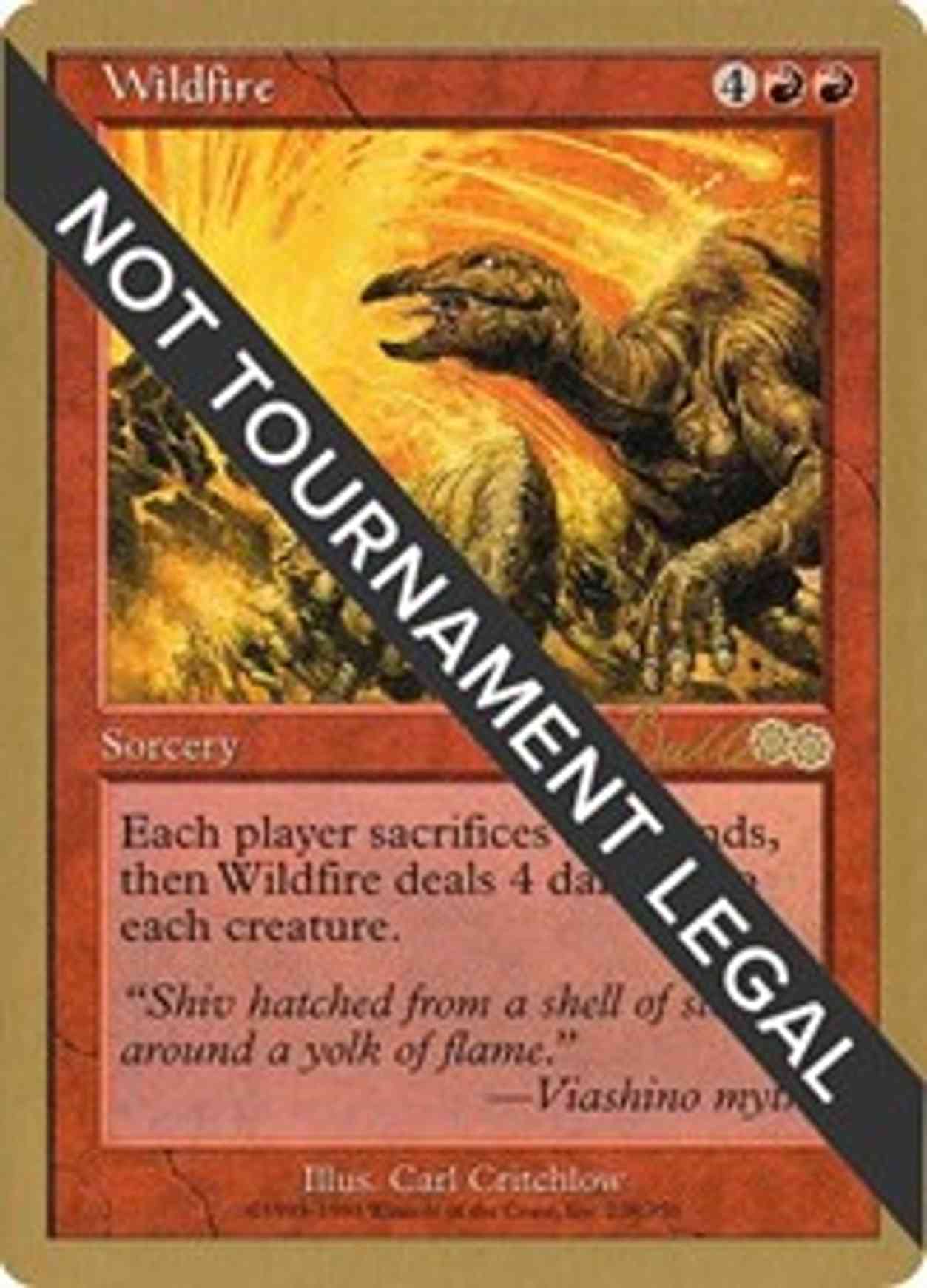 Wildfire - 1999 Kai Budde (USG) magic card front