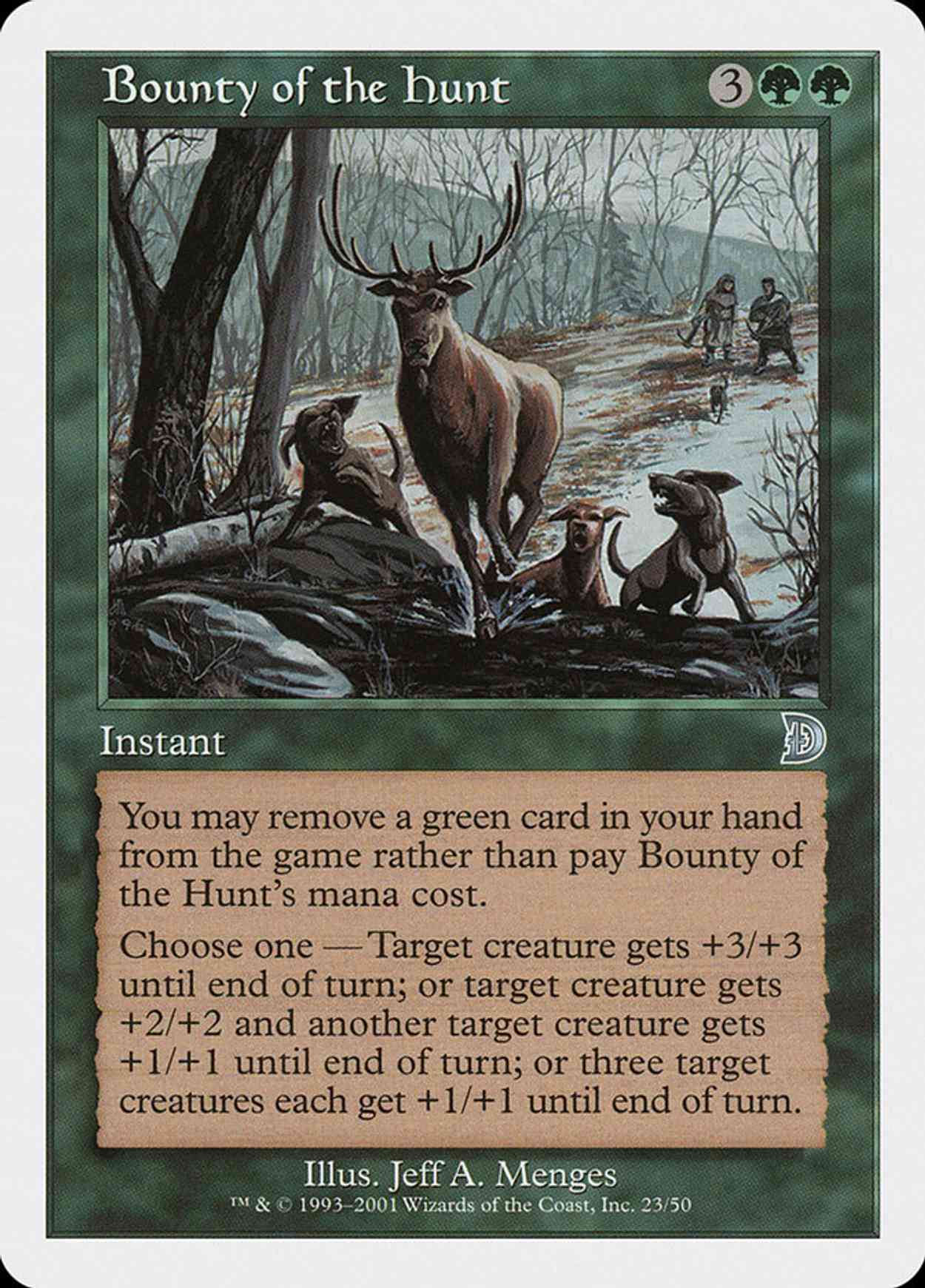 Bounty of the Hunt magic card front