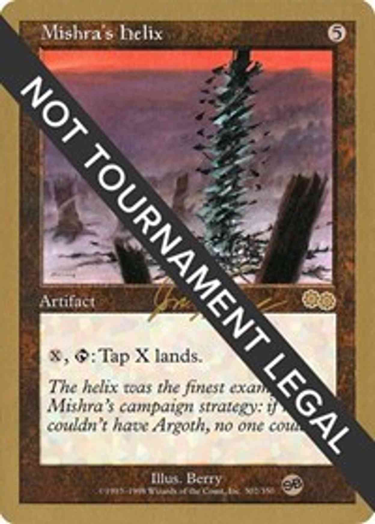 Mishra's Helix - 2000 Jon Finkel (USG) (SB) magic card front