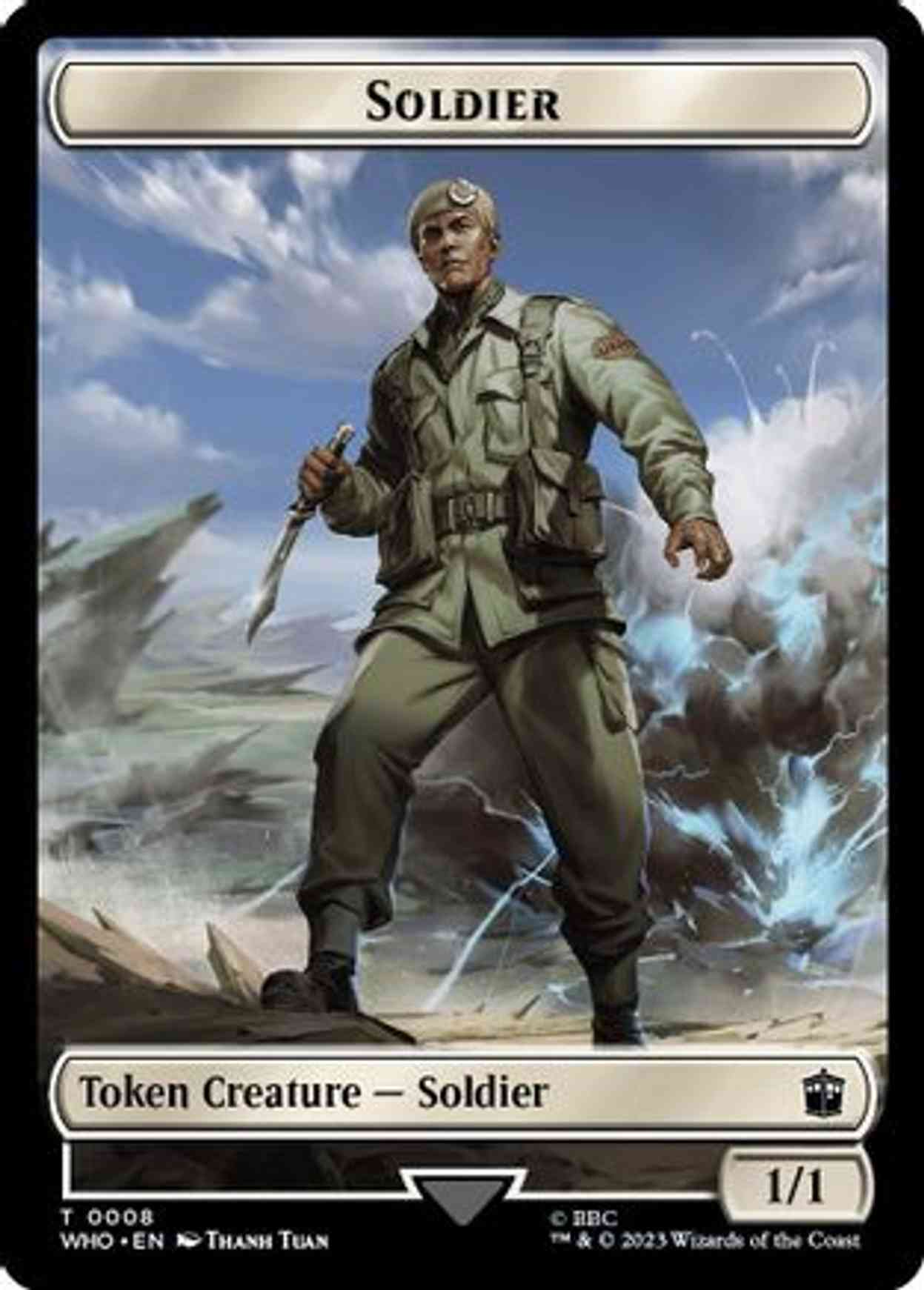 Soldier // Food (0025) Double-Sided Token magic card front