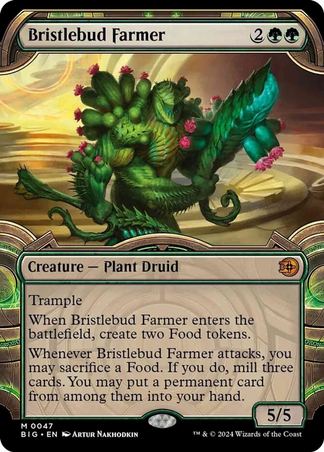 Bristlebud Farmer (Showcase) magic card front