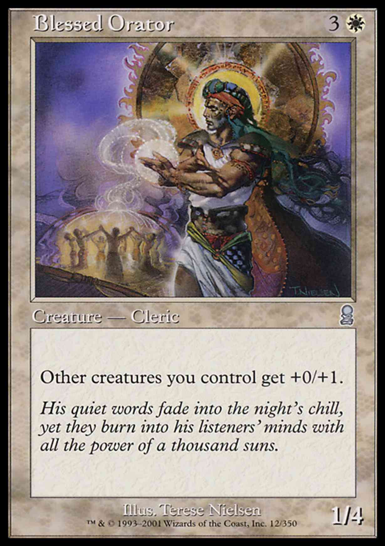 Blessed Orator magic card front