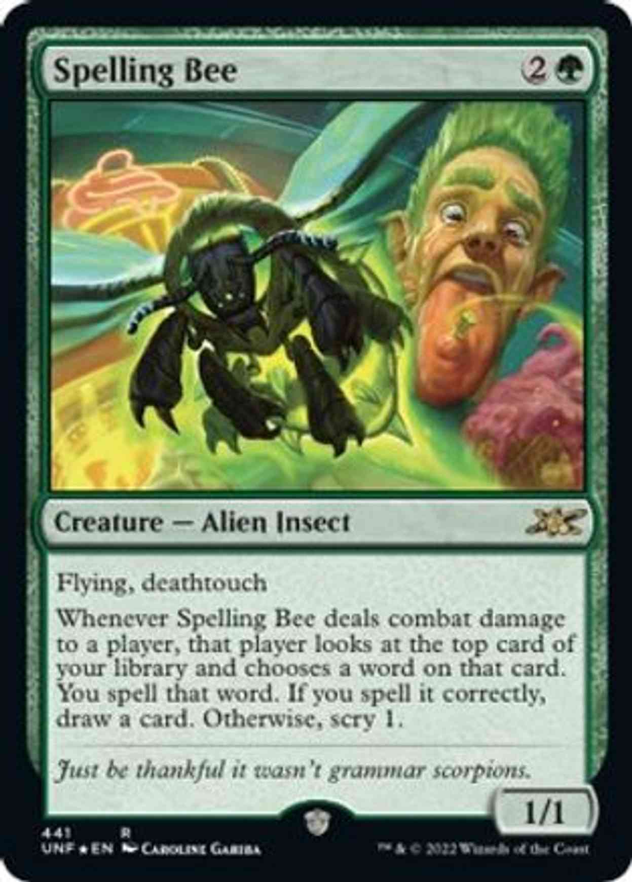 Spelling Bee (Galaxy Foil) magic card front