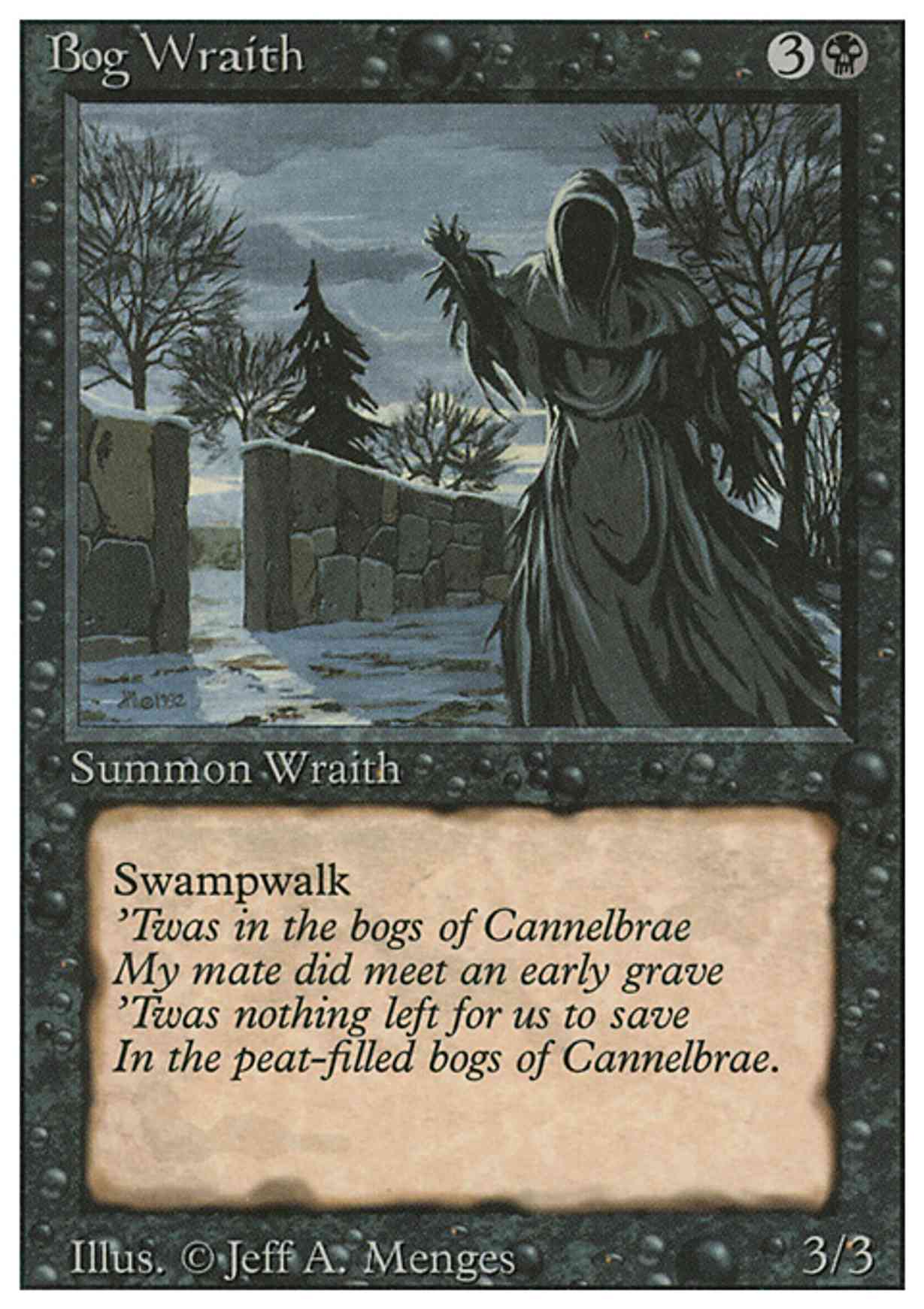 Bog Wraith magic card front