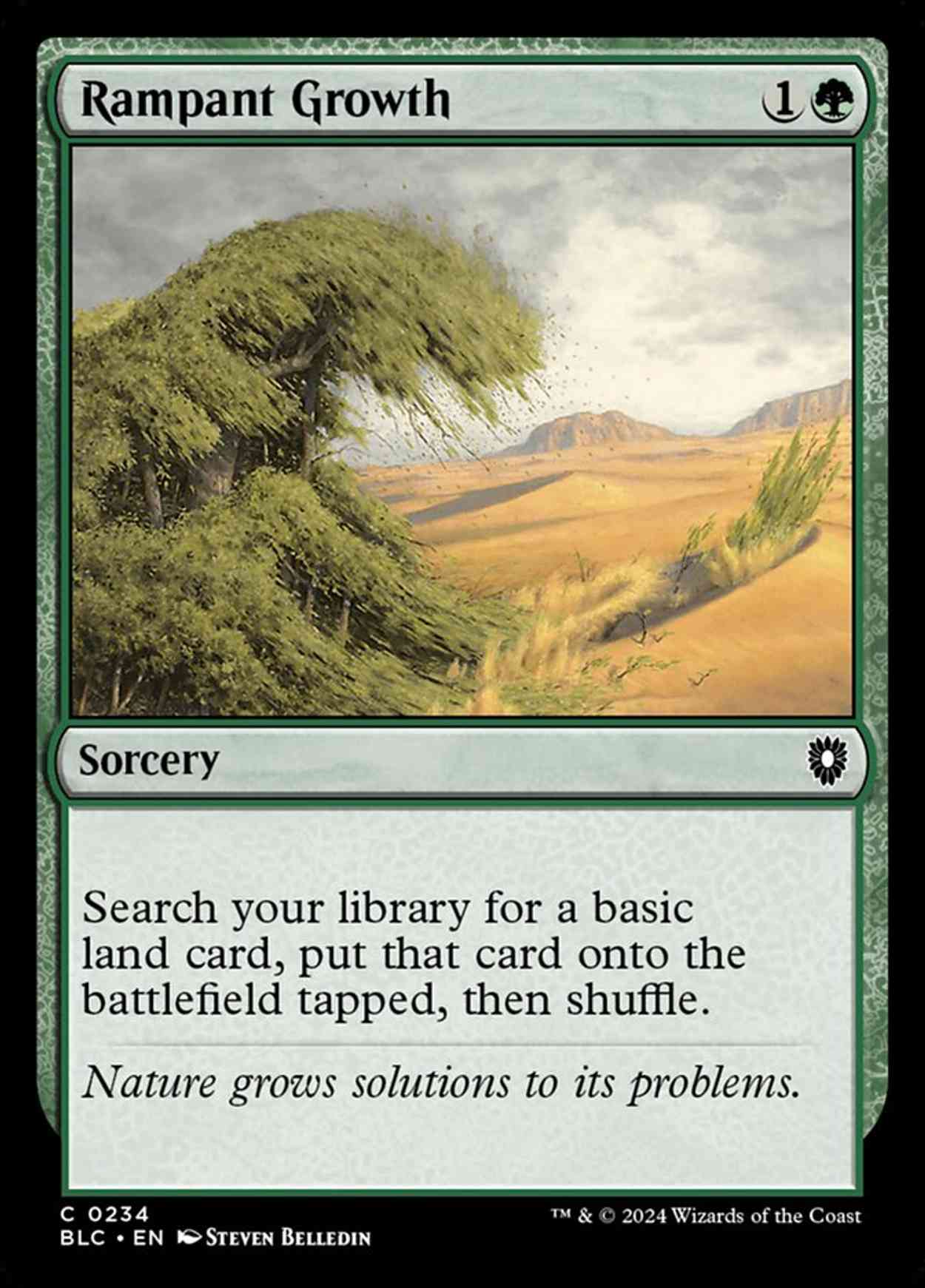 Rampant Growth magic card front